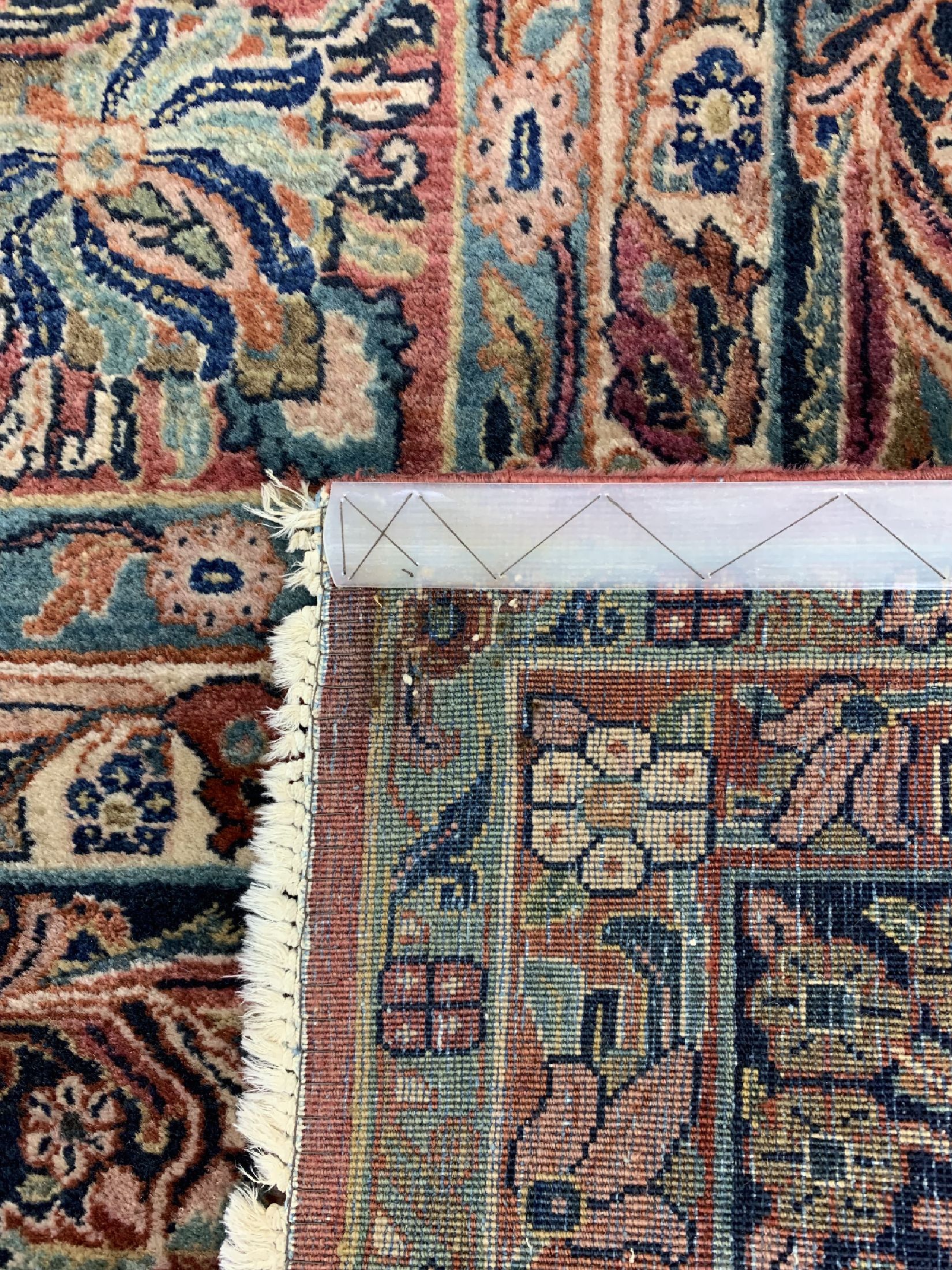 Detail f: Us Re-Import Sarogh, Persien, um 1930/1940,Korkwolle auf Baumwolle, ca. 430 x 320 cm, EHZ: 2