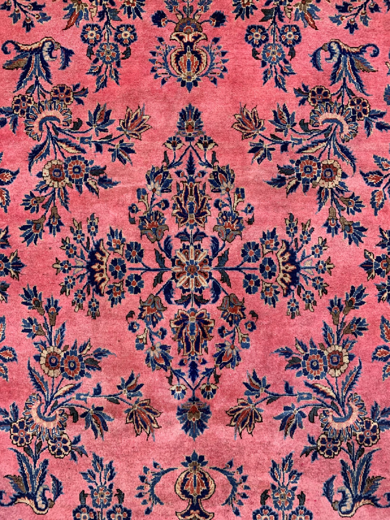 Detail c: Us Re-Import Keschan fein, Persien, um 1900, Manchester-Korkwolle, ca. 366 x 260 cm, gereinigt, EHZ: 1-2