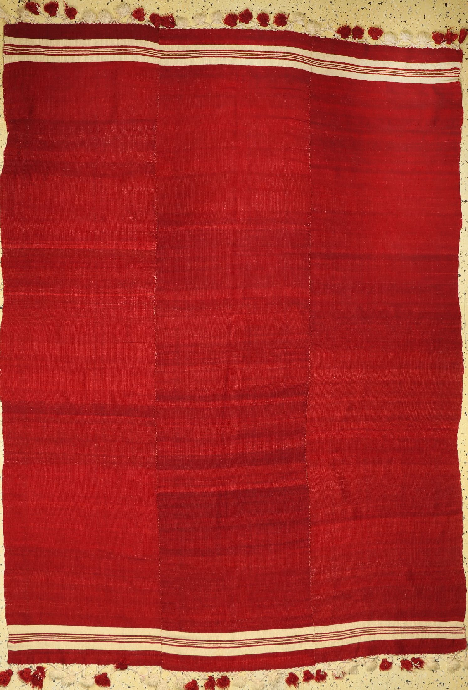 Anatol Kelim(3 Bahnig), Türkei, um 1900, Wolle auf Wolle, ca. 232 x 176 cm, EHZ: 2
