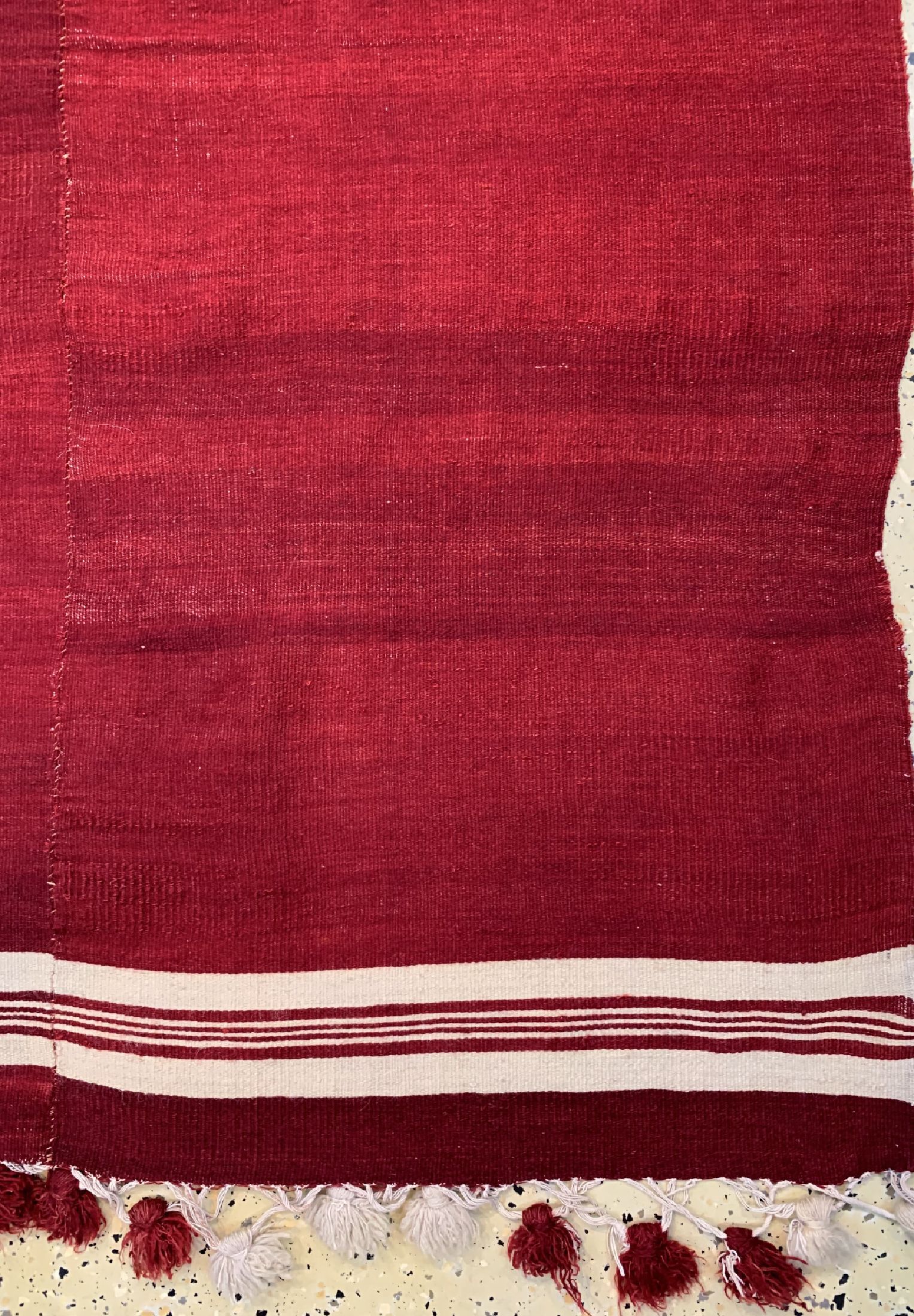 Detail a: Anatol Kelim(3 Bahnig), Türkei, um 1900, Wolle auf Wolle, ca. 232 x 176 cm, EHZ: 2