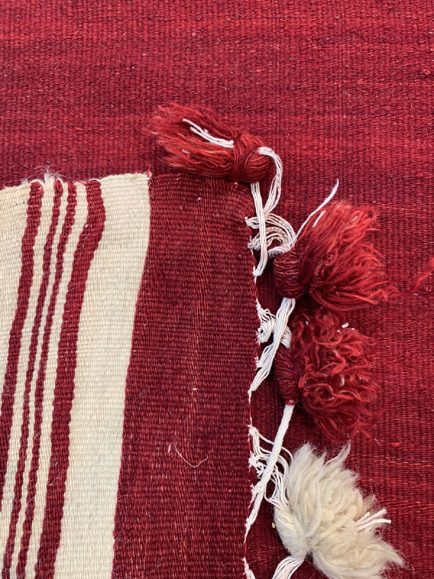 Detail c: Anatol Kelim(3 Bahnig), Türkei, um 1900, Wolle auf Wolle, ca. 232 x 176 cm, EHZ: 2
