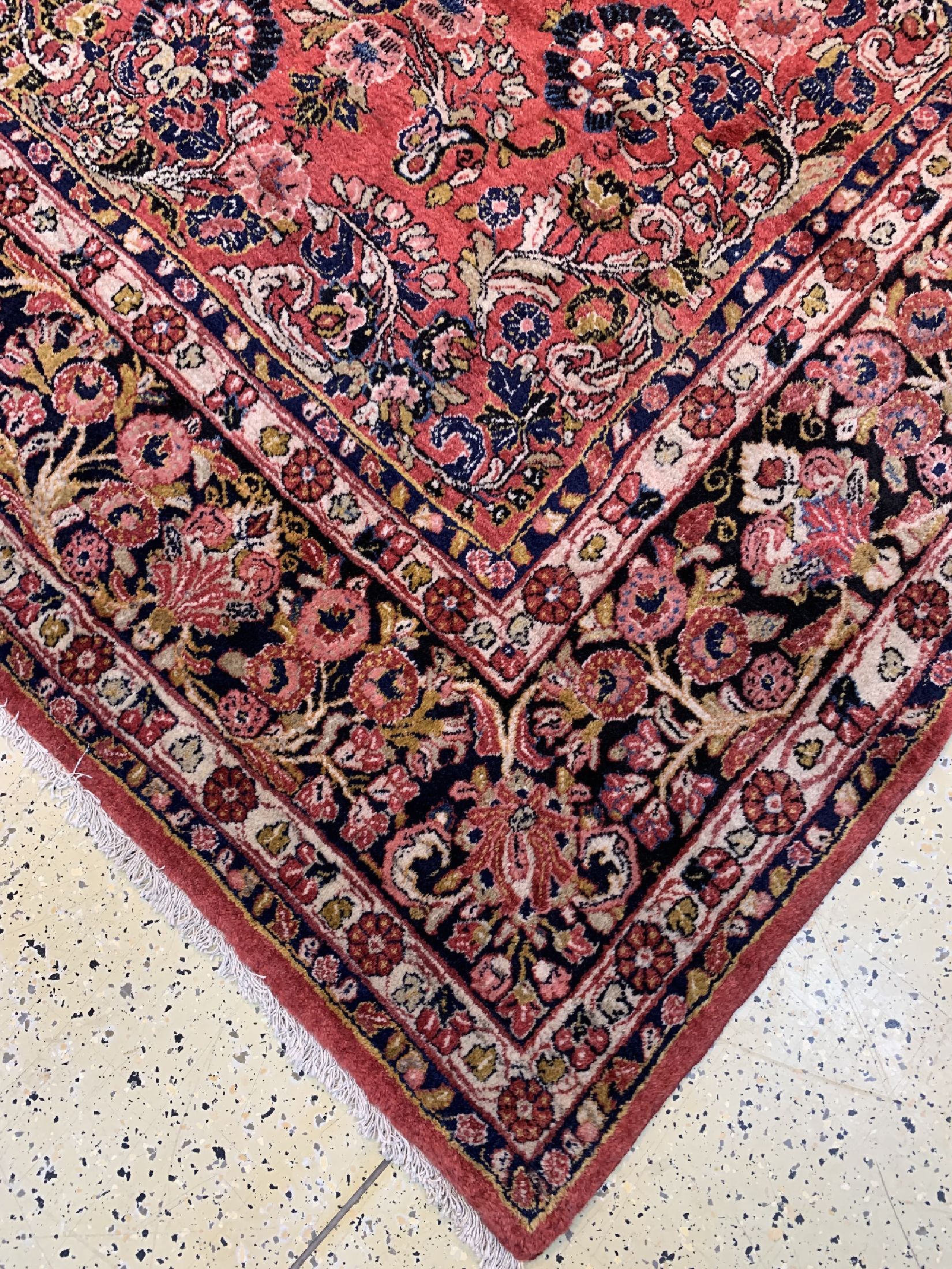 Detail c: Us Re-Import Sarogh, Persien, um 1930, Wolle auf Baumwolle, ca. 374 x 310 cm, EHZ: 2