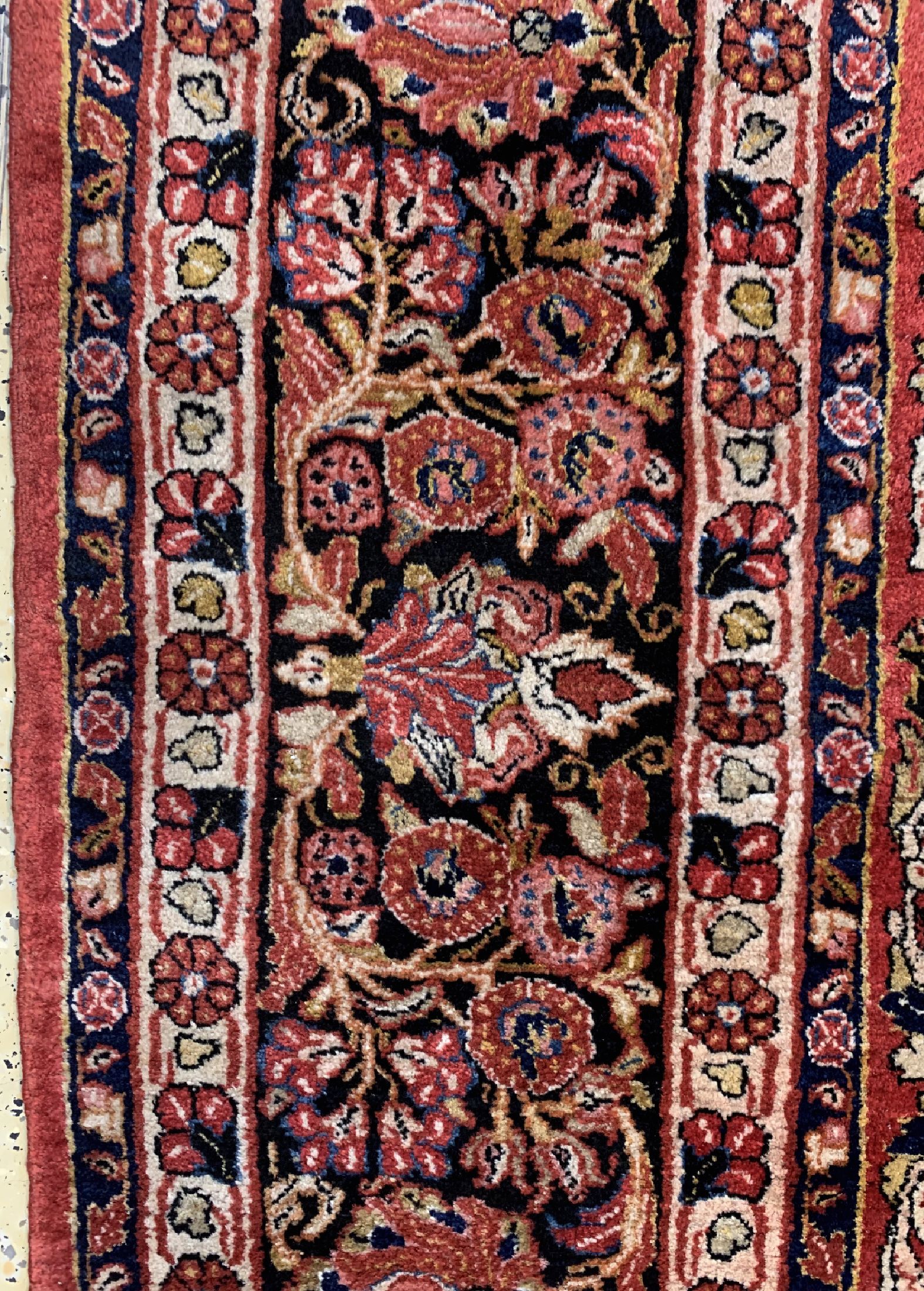 Detail d: Us Re-Import Sarogh, Persien, um 1930, Wolle auf Baumwolle, ca. 374 x 310 cm, EHZ: 2