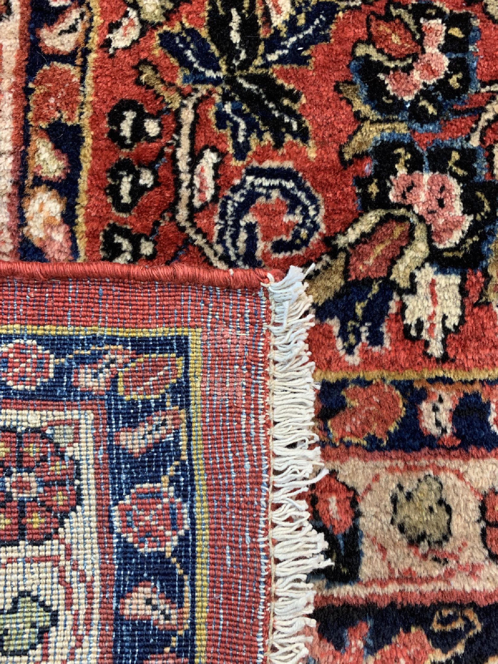 Detail e: Us Re-Import Sarogh, Persien, um 1930, Wolle auf Baumwolle, ca. 374 x 310 cm, EHZ: 2