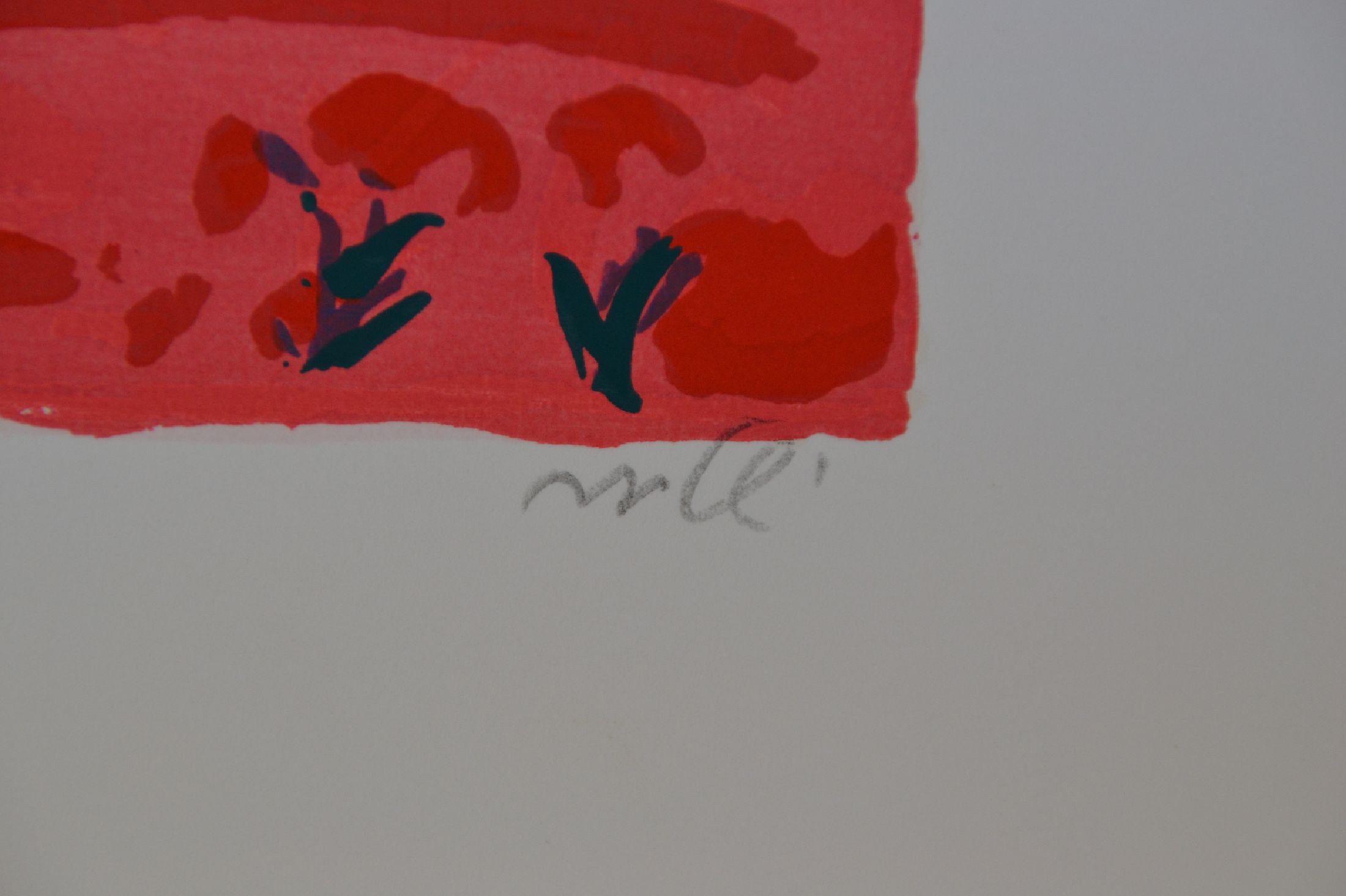 Detail j: Amos Yaskil, geb. 1935 Haifa, Homage to the Galilee, Mappe mit 12 Farbserigraphien, alle handsign. und unterschiedlich num. aus 250er Auflage, ...