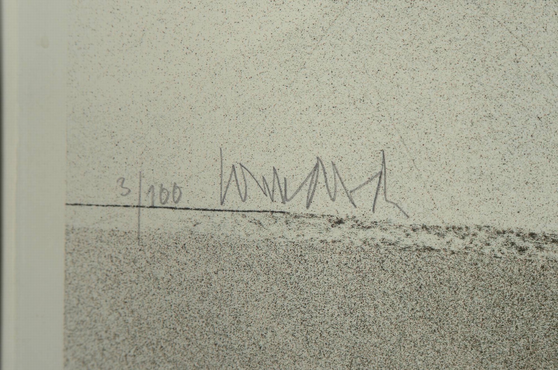 Detail a: Paul Wunderlich, 1927 Eberswalde-2010 Saint -Pierre-de-Vassols, Farblithographie, ohne Titel, Ed. 3/100, signiert und datiert II 92, unter Glas ...