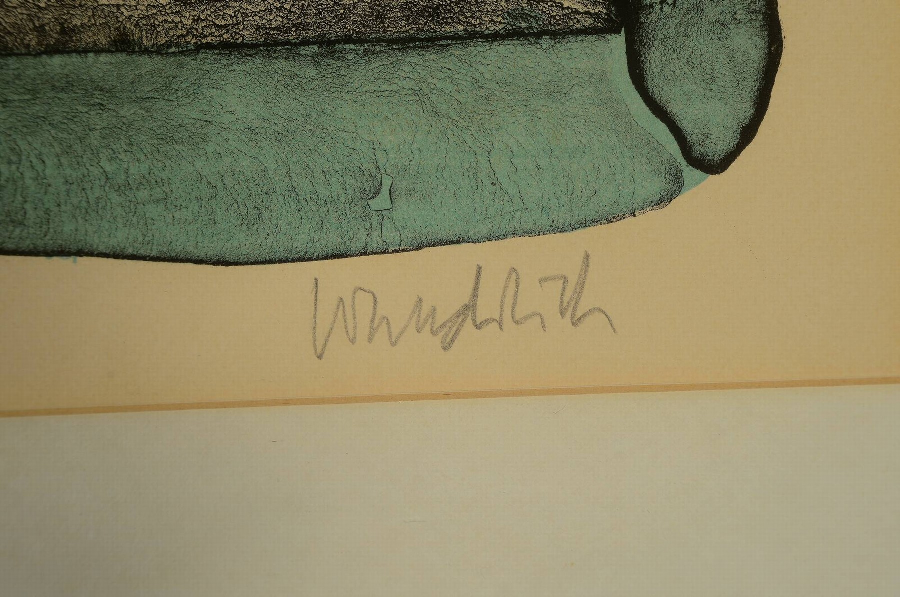 Detail a: Paul Wunderlich, 1927 Eberswalde-2010 Saint -Pierre-de-Vassols, Farblithographie, "Bosomfriends II (Goldfinger)", 1962, Ed. 39/60, ...