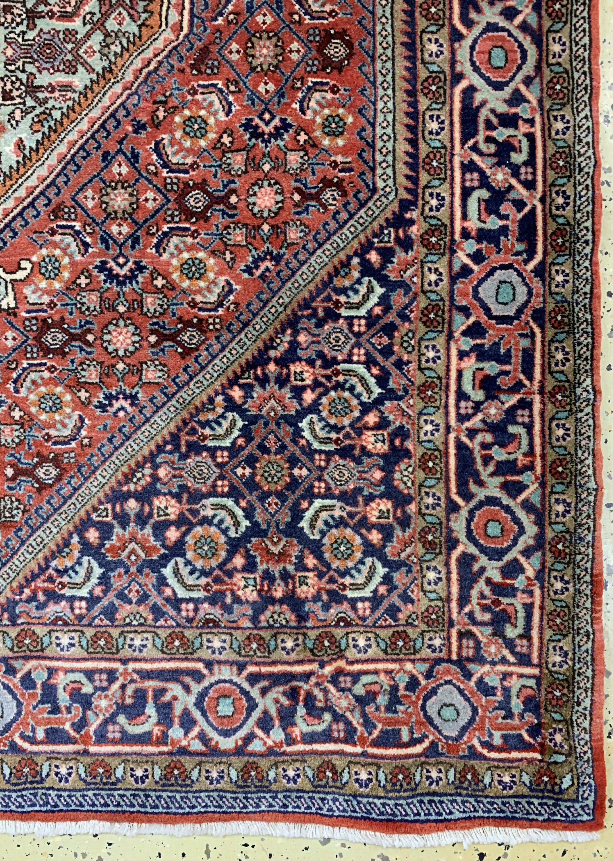Detail a: Bidjar alt, Persien, ca. 60 Jahre, Wolle auf Baumwolle, ca. 164 x 111 cm, EHZ: 2
