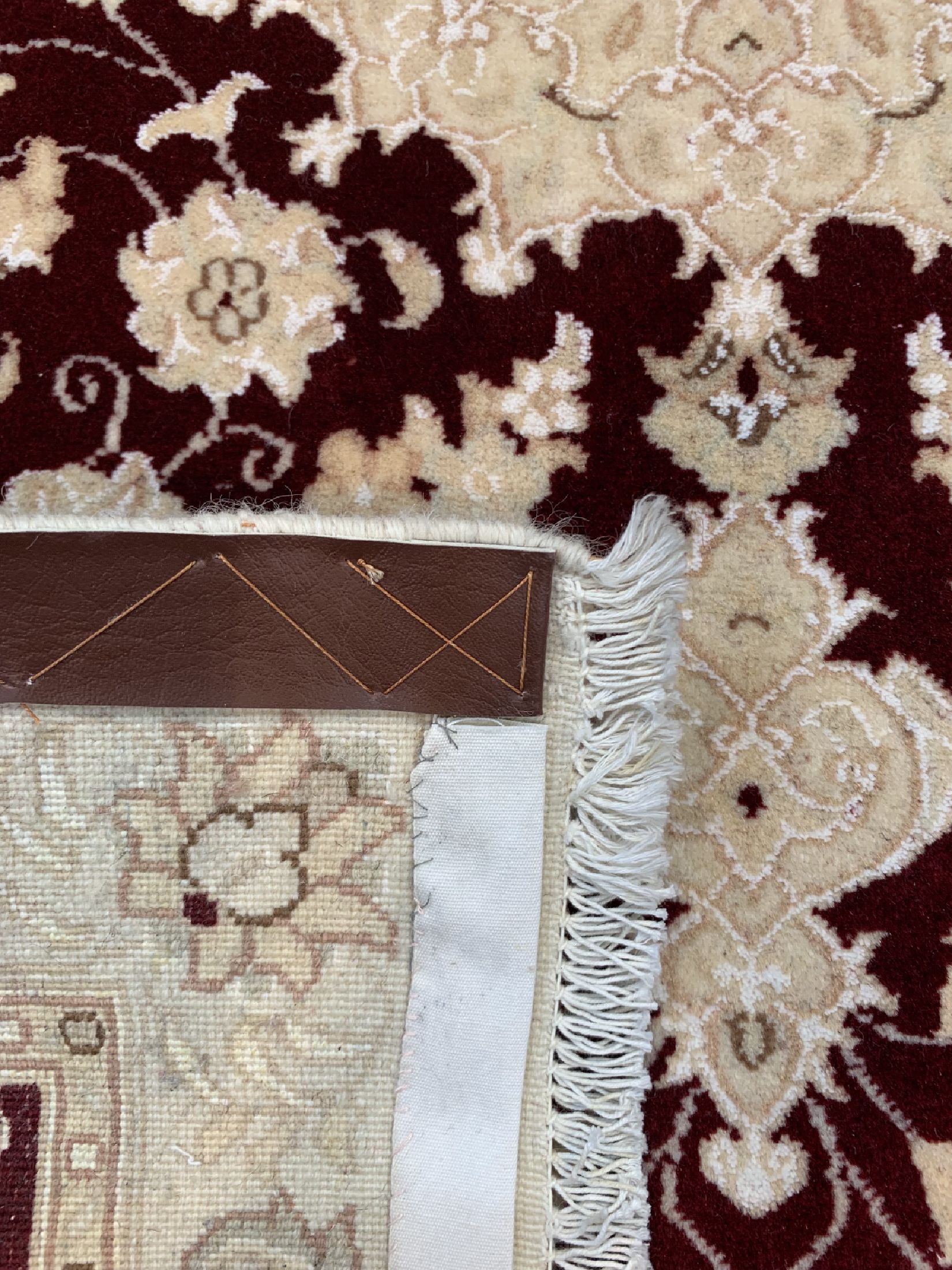 Detail d: 3 Lots Nain fein(9 La), Persien, ca. 30 Jahre, Korkwolle mit Seide, ca. 120 x 82 cm, & ca. 90 x 60 cm, EHZ: 1-2