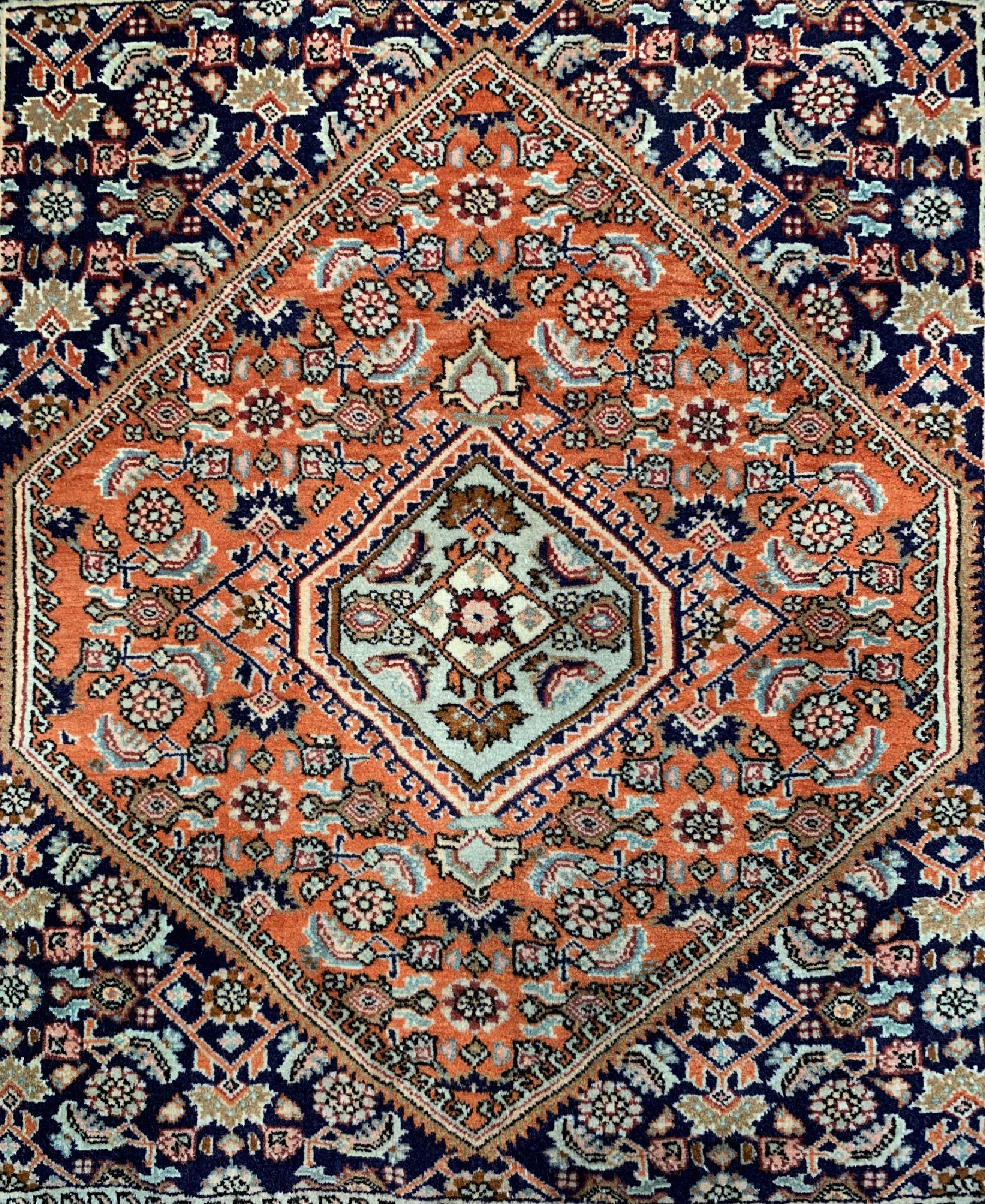 Detail g: 4 Lots Bidjar fein, Persien, ca. 40 Jahre, Korkwolle auf Baumwolle, ca. 120 x 70 cm, EHZ:1-2