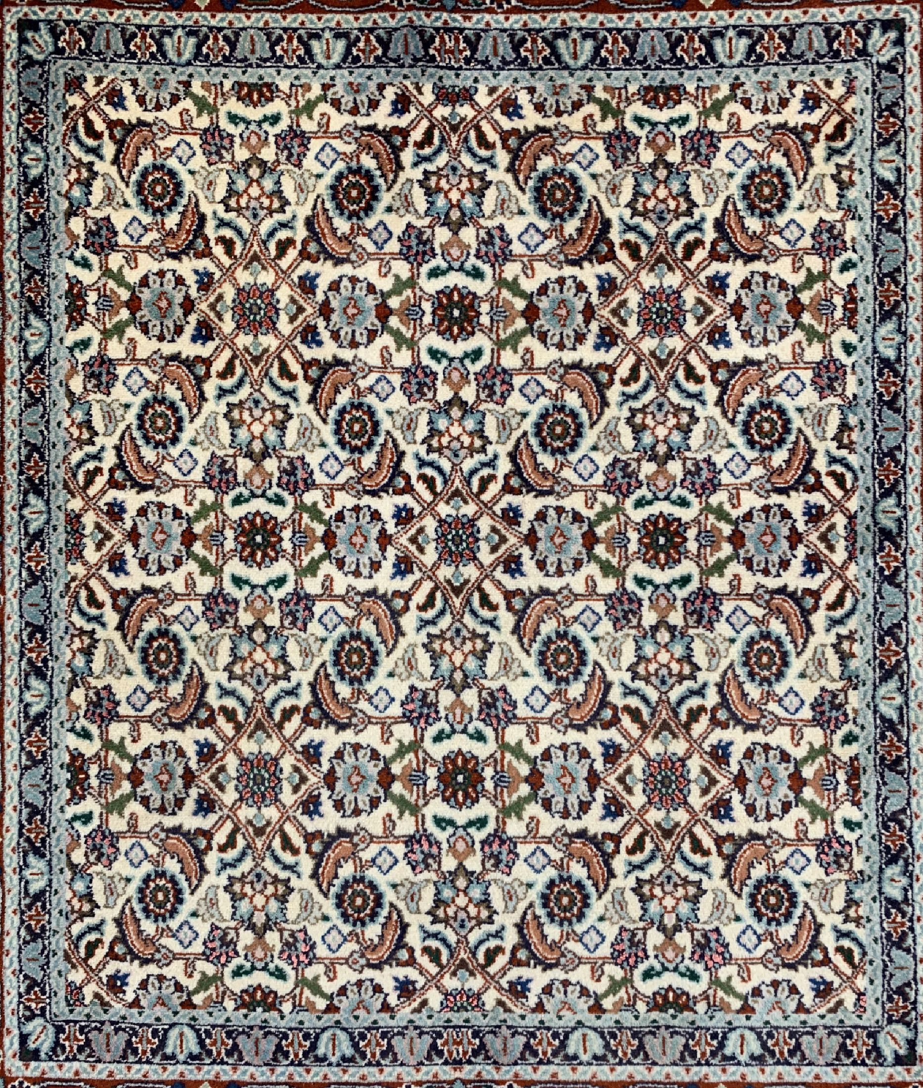 Detail a: Konvolut aus 4 Persische Brücken, Mud fein, ca. 113 x 98 cm, Bidjar alt, ca. 117 x 88 cm, Sarogh fein, ca. 112 x 68 cm, Sarogh, ca. 85 72 cm, EHZ: ...