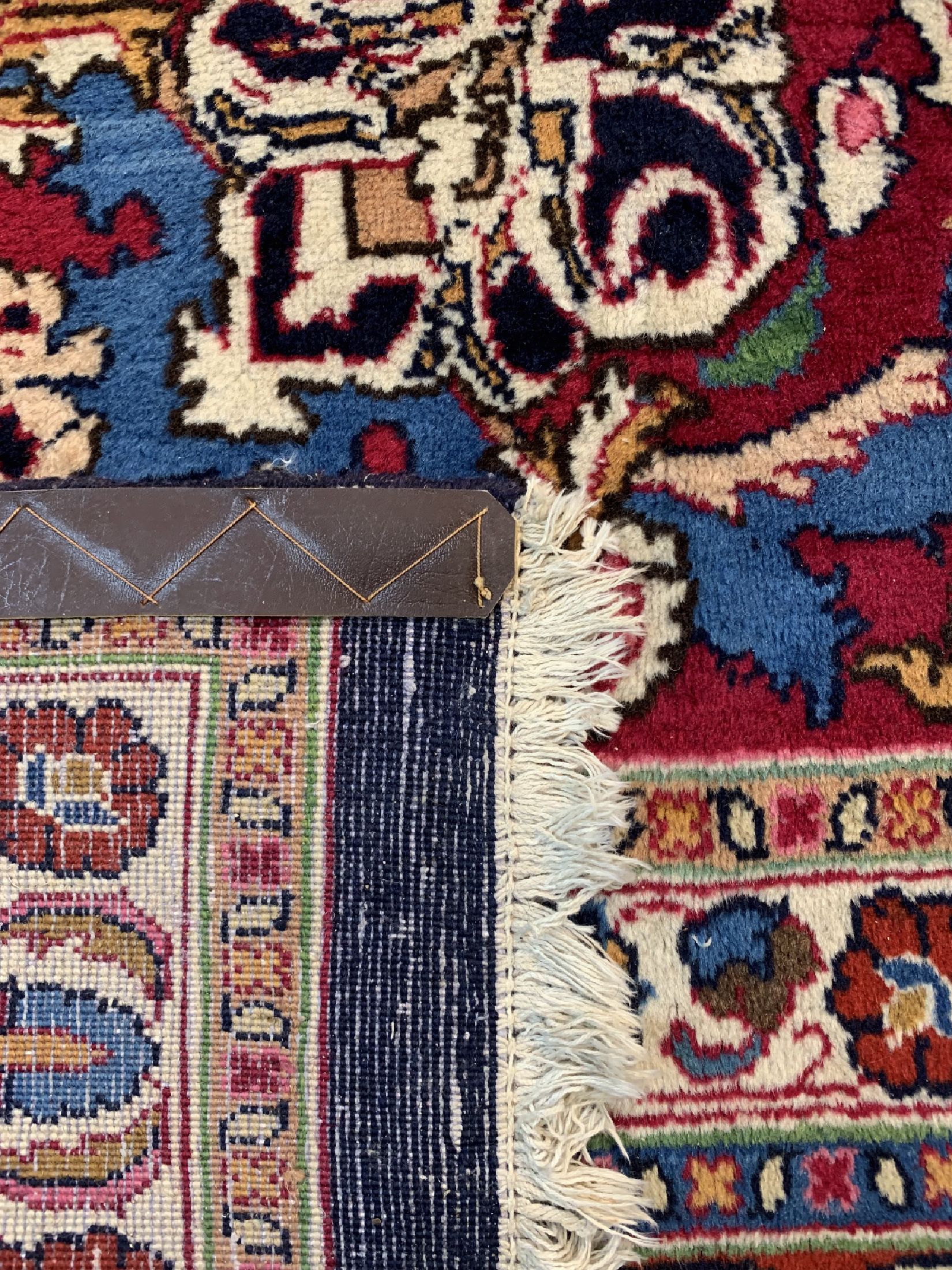 Detail d: Mesched, Persien, um 1960, Wolle auf Baumwolle, ca. 410 x 300 cm, EHZ: 2-3