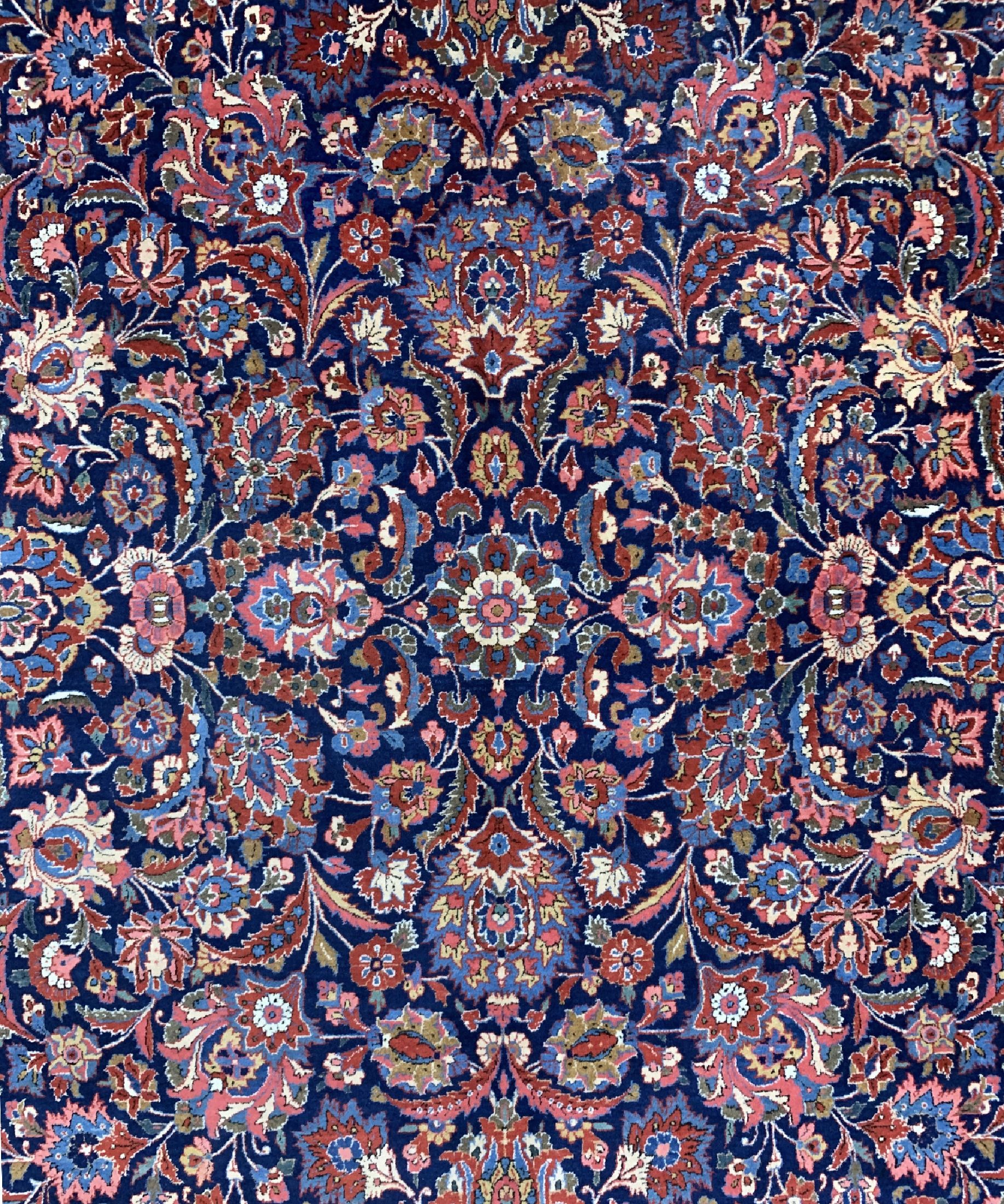 Detail c: Keschan Kork fein, Persien, um 1930, Korkwolle auf Baumwolle, ca. 466 x 320 cm, EHZ: 2