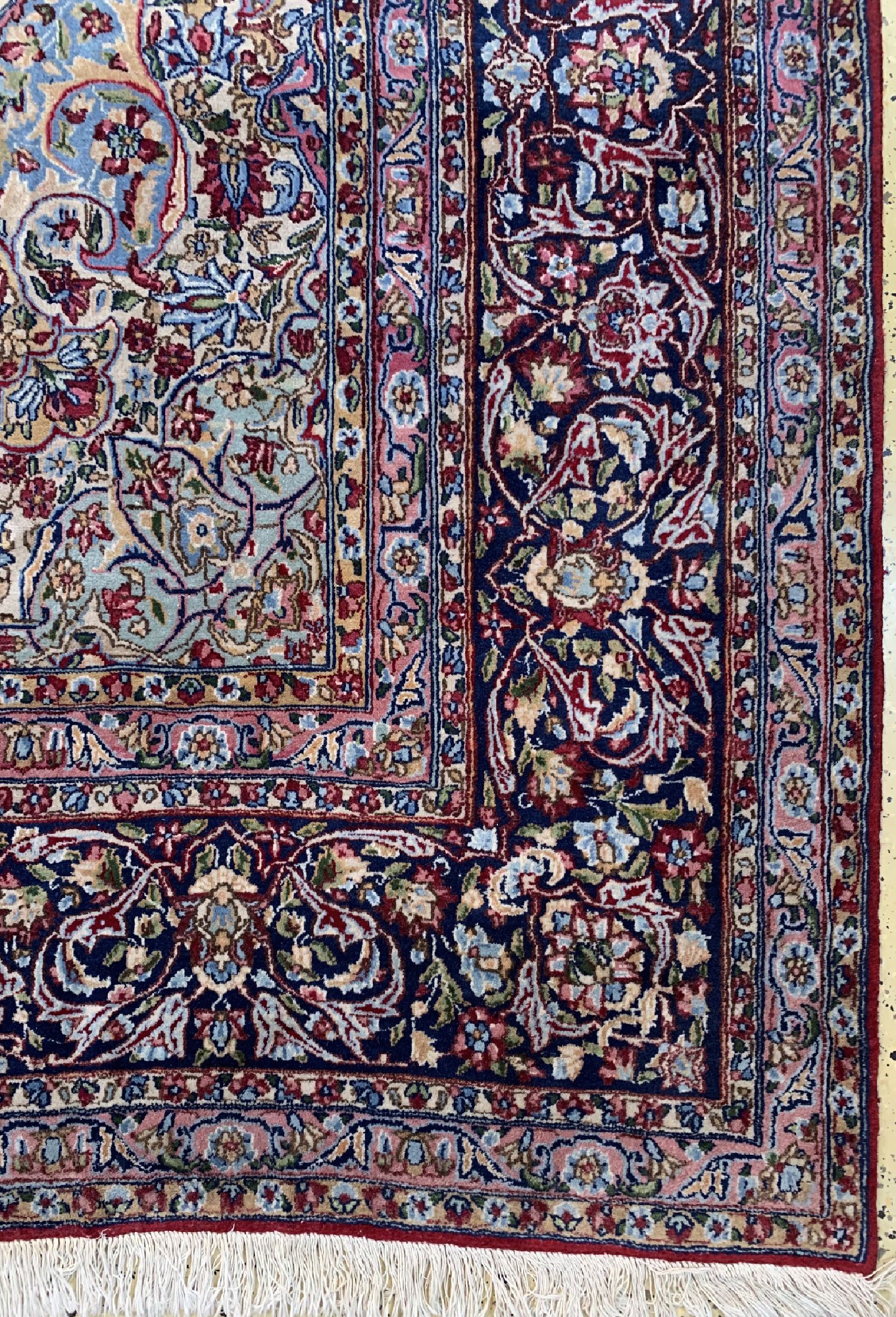 Detail a: Kerman, Persien, um 1940/50, Wolle auf Baumwolle, ca. 402 x 302 cm, EHZ: 3