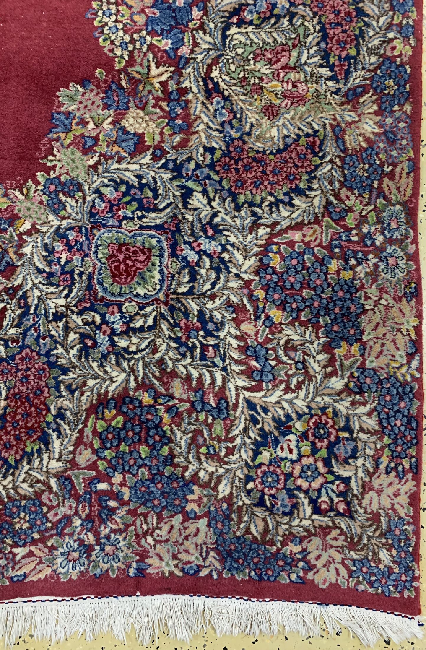 Detail a: Kerman, Persien, um 1950, Wolle auf Baumwolle, ca. 356 x 261 cm, EHZ: 3