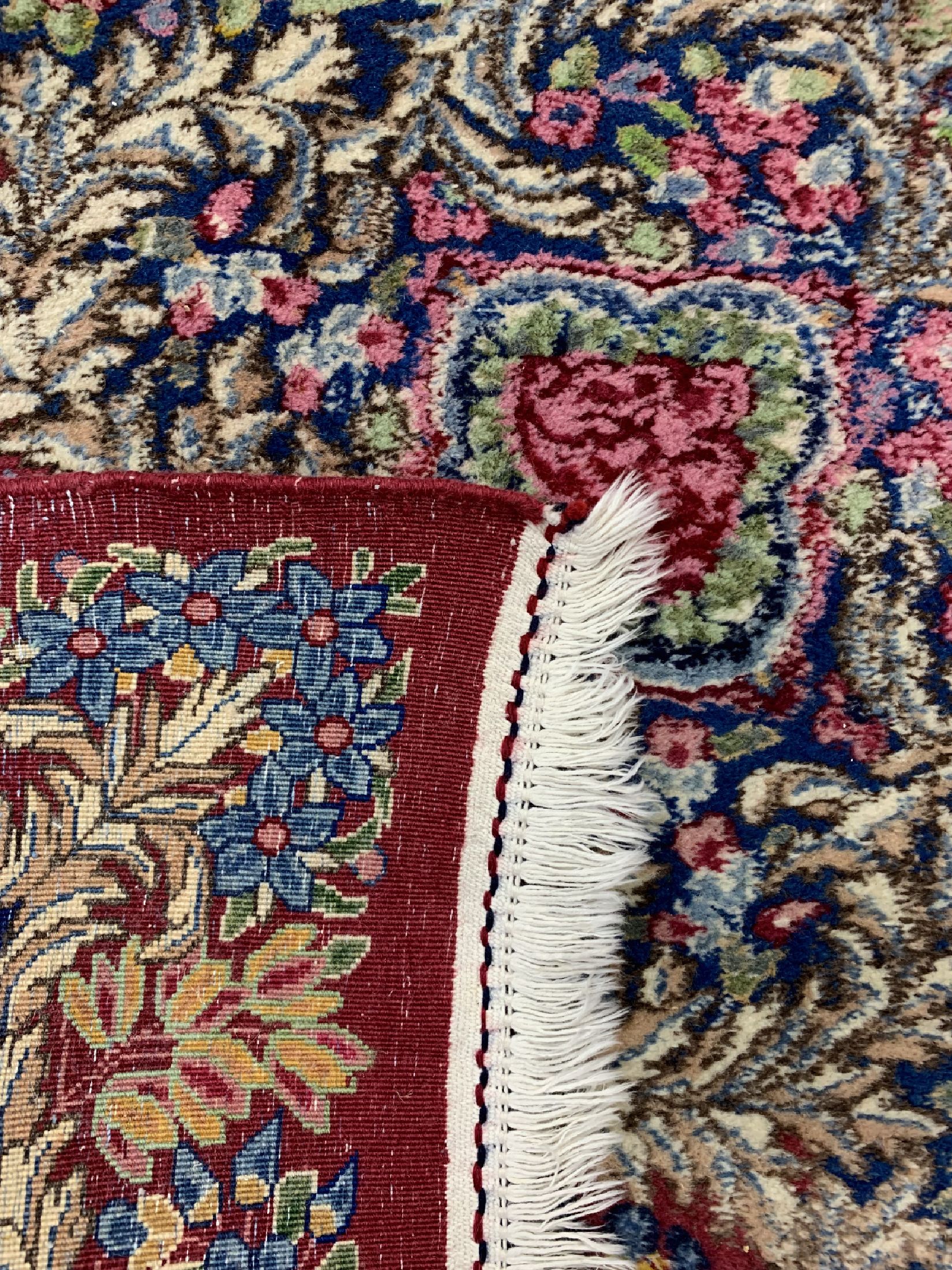 Detail d: Kerman, Persien, um 1950, Wolle auf Baumwolle, ca. 356 x 261 cm, EHZ: 3