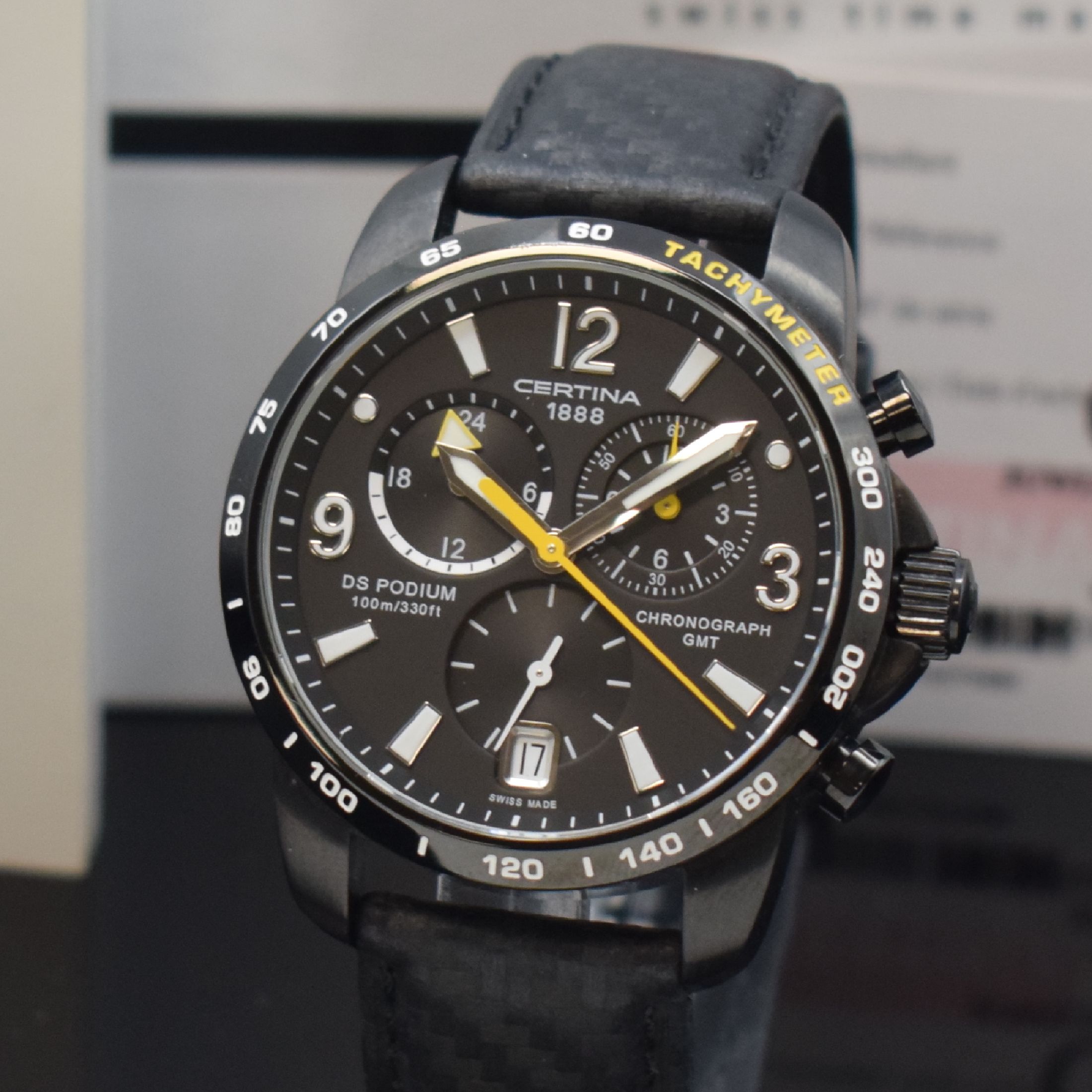 Detail a: CERTINA DS Podium GMT Armbandchronograph in Stahl Referenz C001639 A, Schweiz verk. lt. beil. Pap. 03/2012, quarz, geschw. Geh., Boden aufgedr., ...