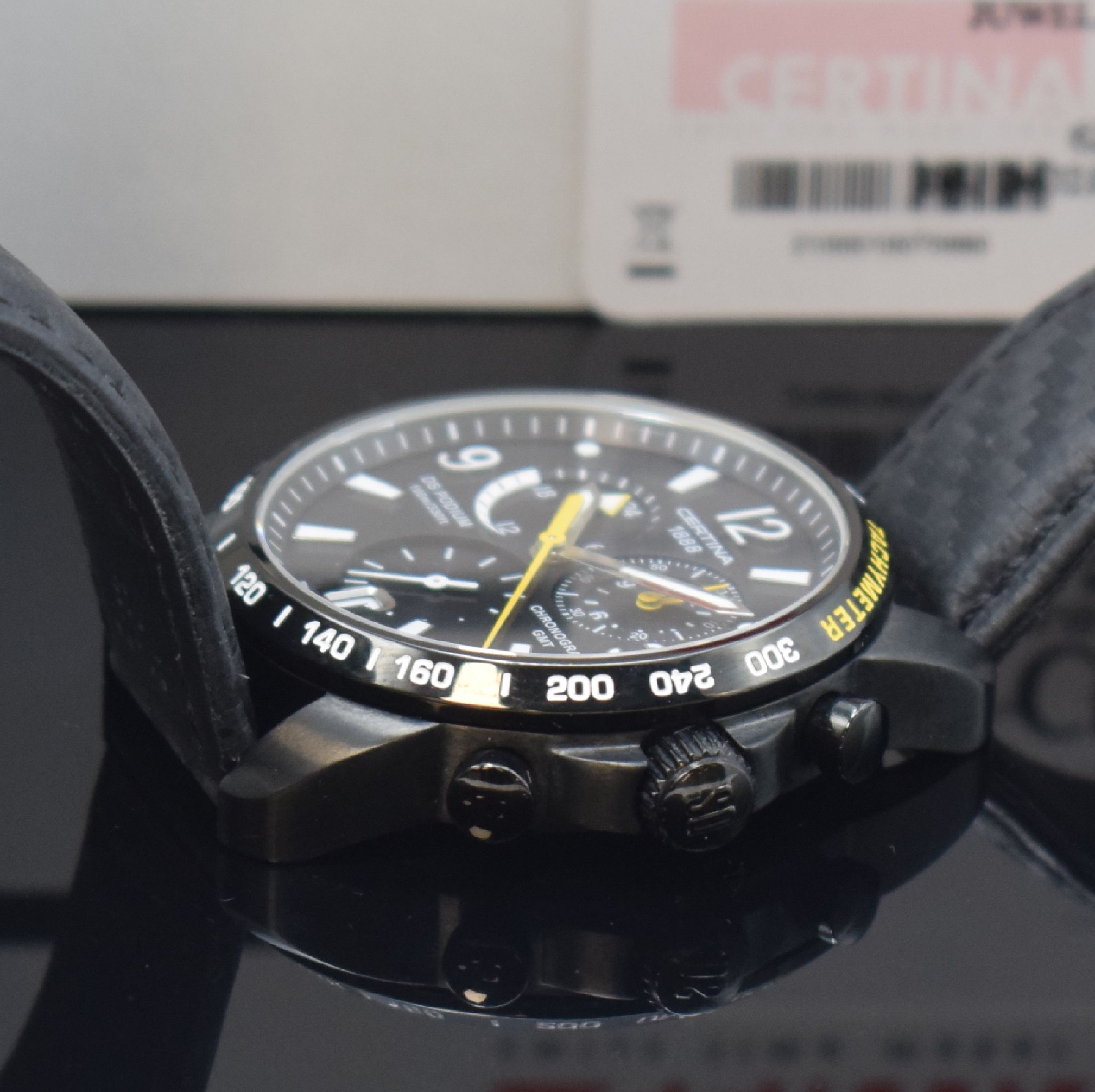 Detail c: CERTINA DS Podium GMT Armbandchronograph in Stahl Referenz C001639 A, Schweiz verk. lt. beil. Pap. 03/2012, quarz, geschw. Geh., Boden aufgedr., ...