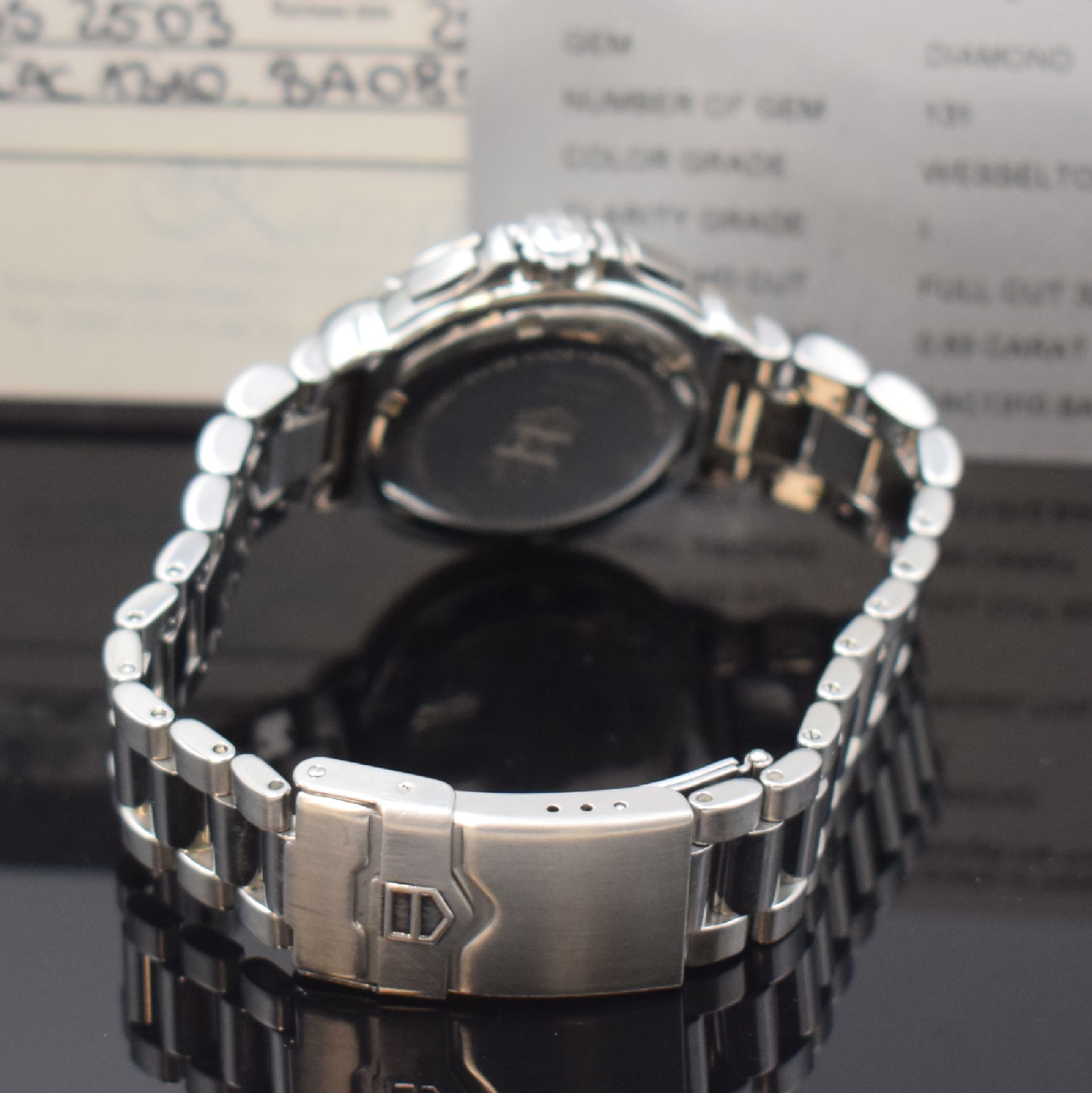 Detail b: TAG HEUER Formula 1 Lady Damenarmbanduhr mit Chronograph Referenz CAC1310, quarz, Schweiz verk. lt. beil. Gar.-Karte 10/2010, verschr. ...
