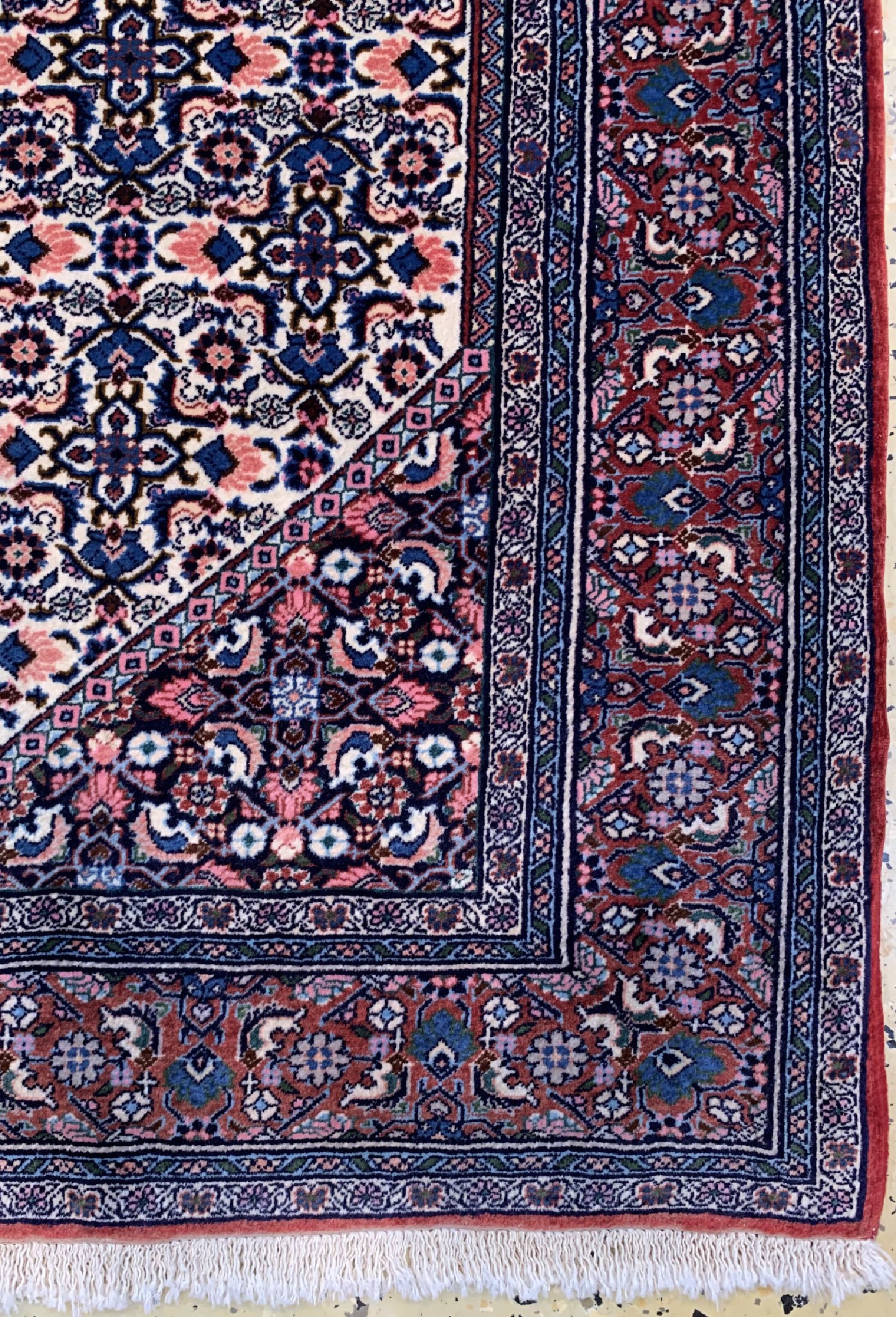 Detail a: Bidjar sehr fein, Persien, um 1950, Korkwolle, ca. 161 x 109 cm, EHZ: 1-2