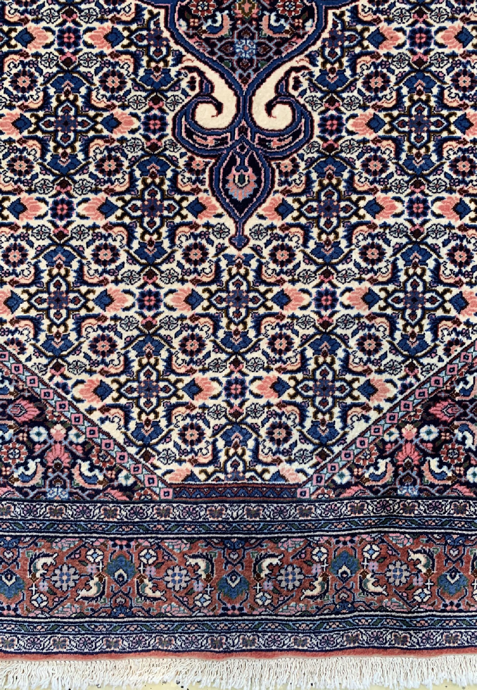 Detail b: Bidjar sehr fein, Persien, um 1950, Korkwolle, ca. 161 x 109 cm, EHZ: 1-2