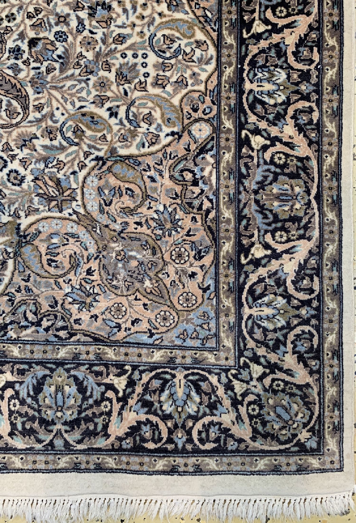Detail a: Lahor, Pakistan, um 1960, Wolle auf Baumwolle, ca. 182 x 121 cm, EHZ: 2
