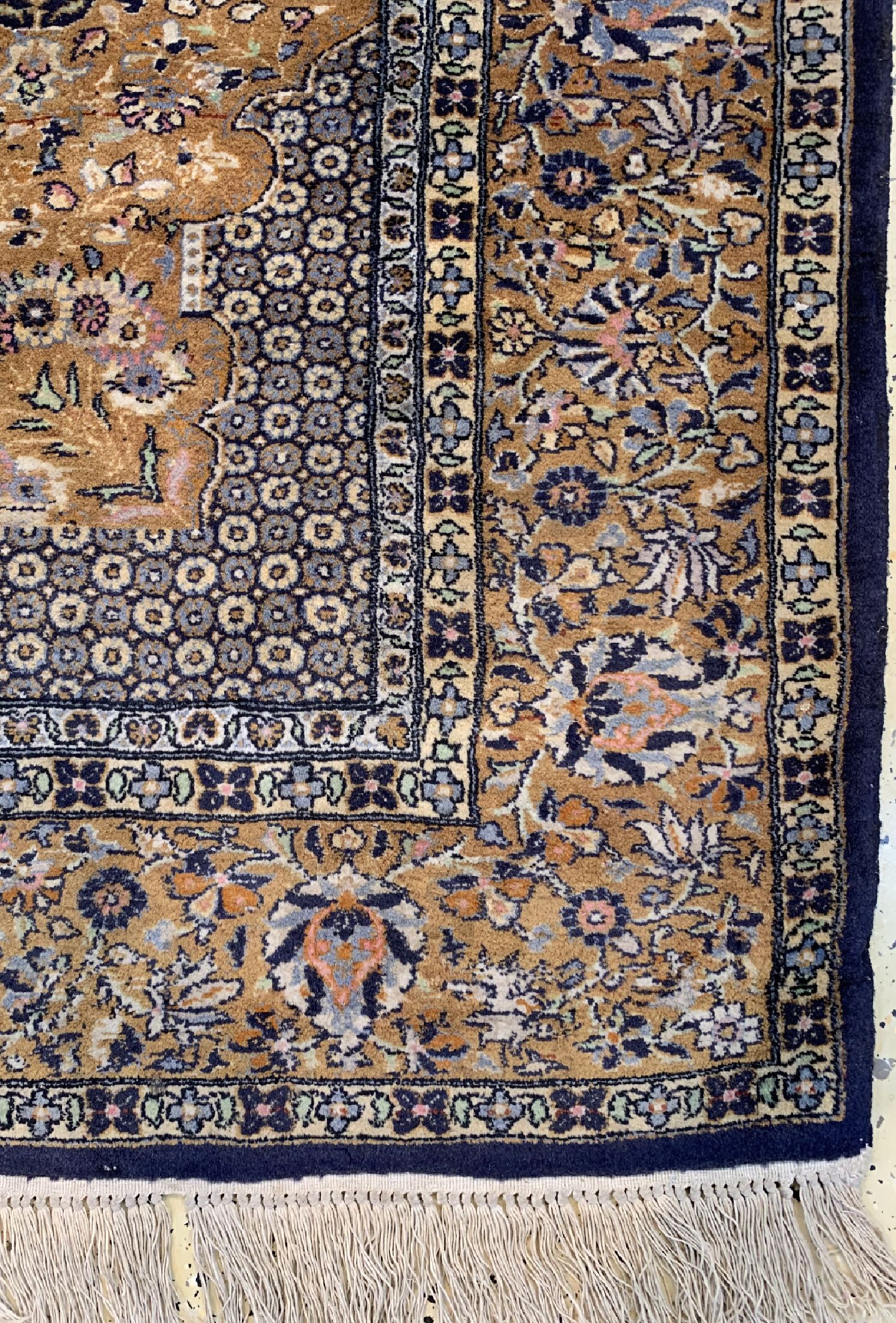 Detail a: Lahor, Pakistan, ca. 50 Jahre, Wolle auf Baumwolle, ca. 214 x 145 cm, EHZ: 2