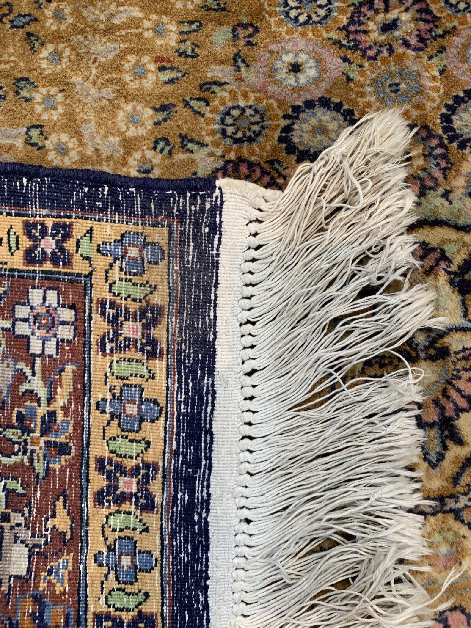 Detail d: Lahor, Pakistan, ca. 50 Jahre, Wolle auf Baumwolle, ca. 214 x 145 cm, EHZ: 2