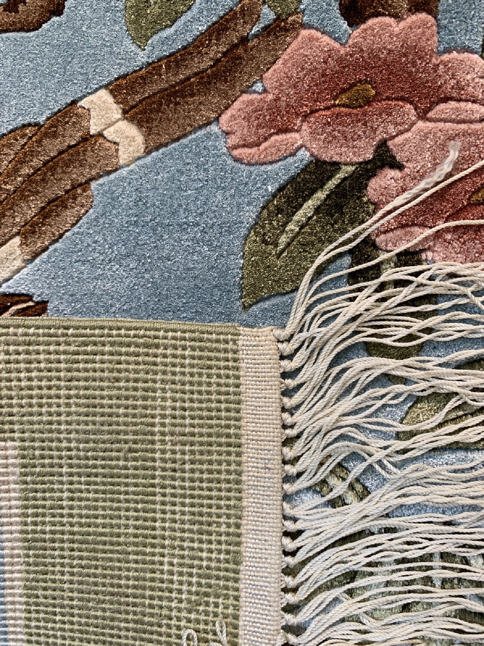 Detail c: 2 Lots China Seide, um 1960, reine Naturseide, ca. 91 x 46 cm, EHZ: 1-2