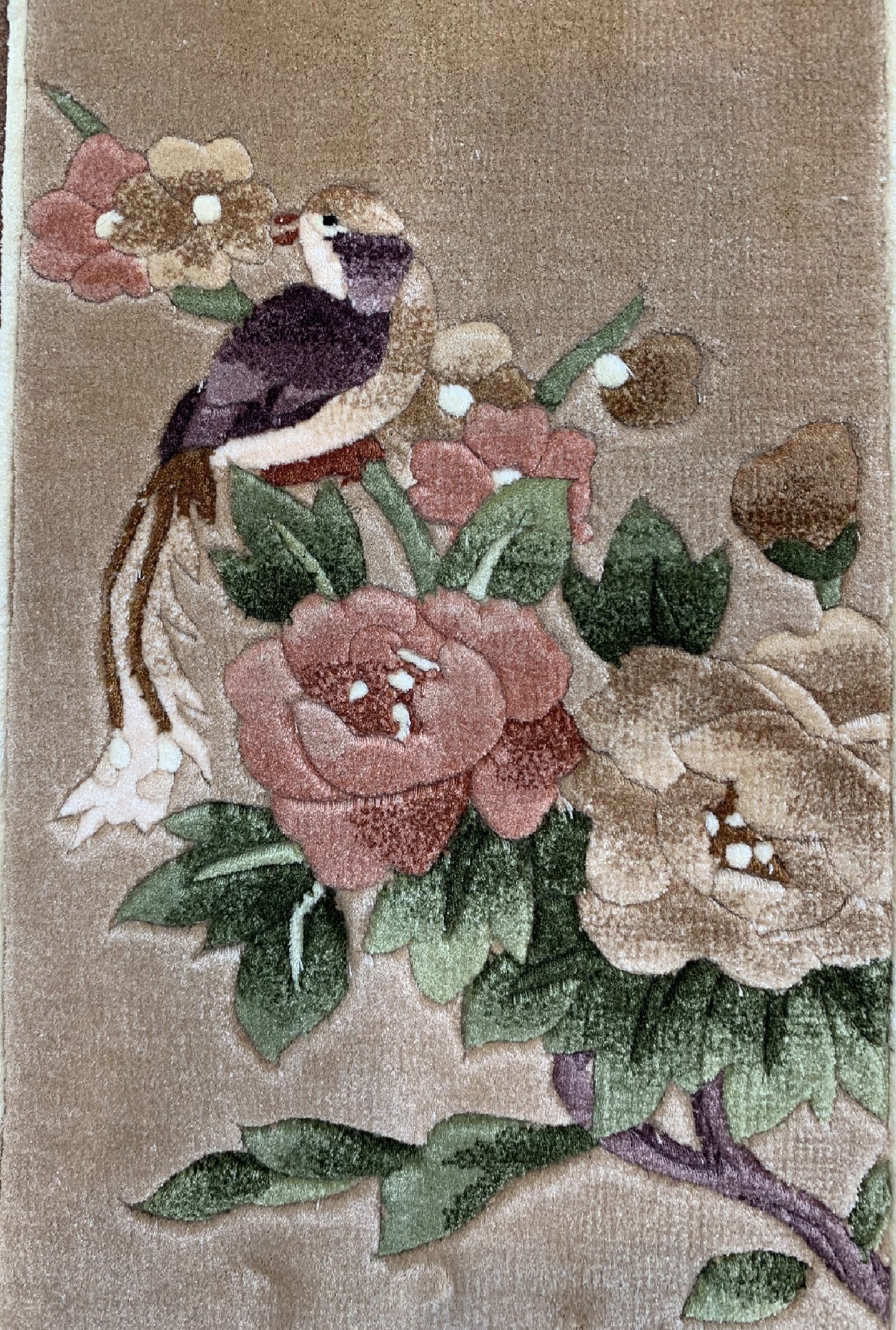 Detail c: 5 Lots China Seide, um 1960, reine Naturseide, ca. 46 x 46 cm, EHZ: 2