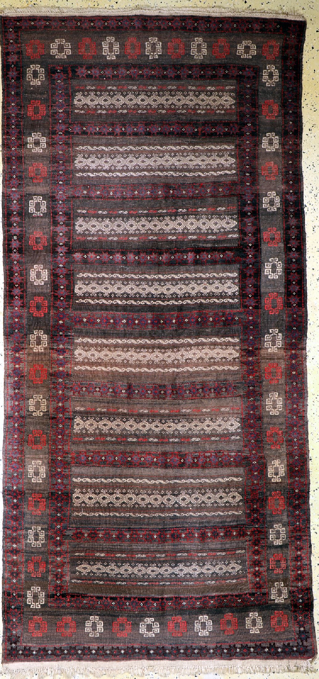 Belutsch Sumakh "relief", Afghanistan, um 1940/1940, Wolle auf Wolle, ca. 300 x 140 cm, EHZ: 2