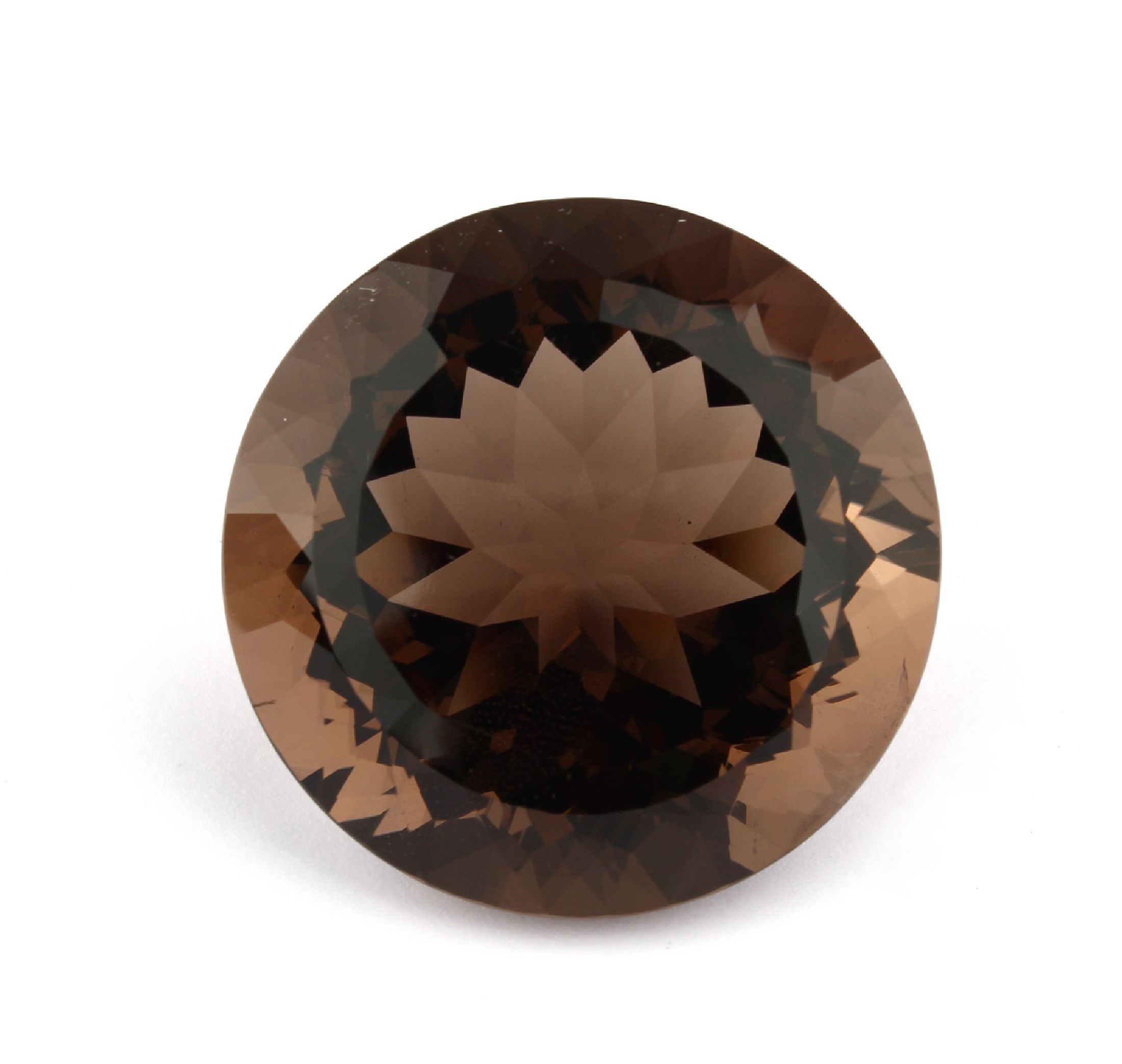 Detail a: Rauchquarz, Sternschliff, Moccafarbe, feine Qualität, Schmuck- und Sammlerstein, ca.52.7 g, ca. 263.5 ct, ca. 43.6 mm, Unikat, Handarbeit, feinste ...