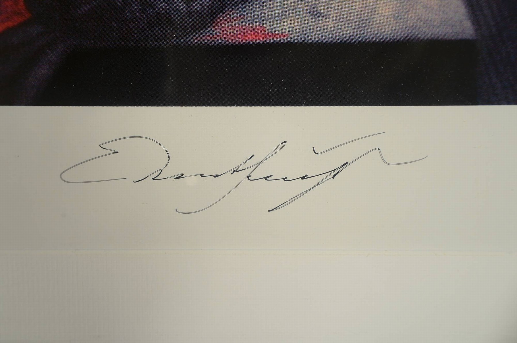 Detail a: Ernst Fuchs, 1930 Wien-2015, Christus vor Pilatus, Farboffset, handsigniert, num. 5/99, ca. 55x77cm, PP, u.Gl., R. ca. 70x100cm