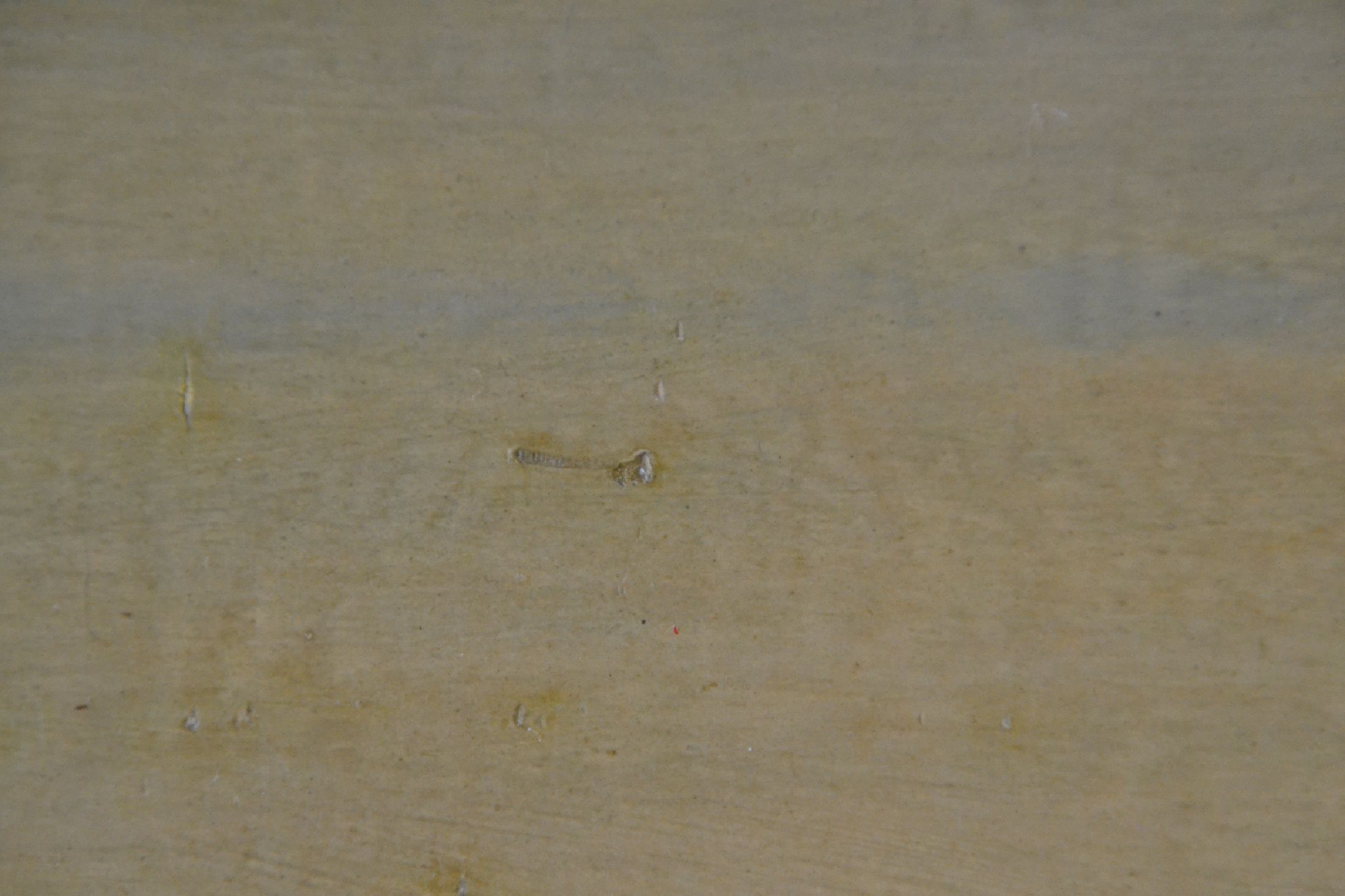 Detail g: Franz Lenk, 1898 Langenbernsdorf- 1968 Schwäbisch Hall, kleine Winterlandschaft, Öl/Platte, li. und signiert und dat. 1934, rückseitig altes ...