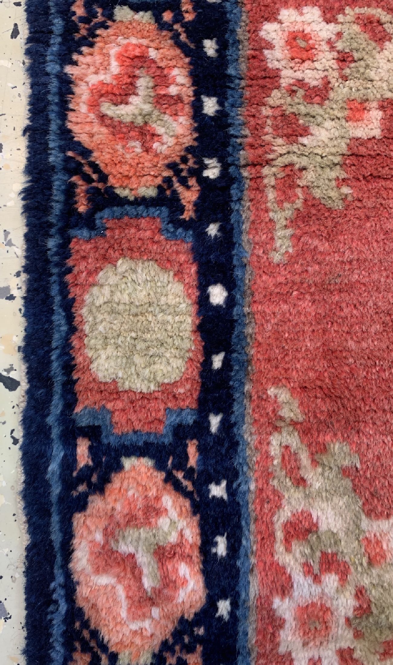 Detail c: Ning-Hsia"Sitzbank-Teppiche", China, um 1900, Wolle auf Baumwolle, ca. 169 x 60 cm, EHZ: 2