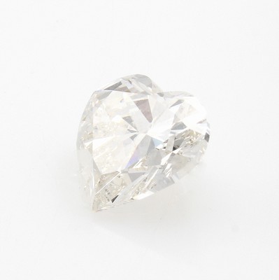 26685576a - Loses Diamantherz, Herz 4.00 ct l.get.Weiß (I)/vs2, vg/vg/none, IGI Expertise anbei