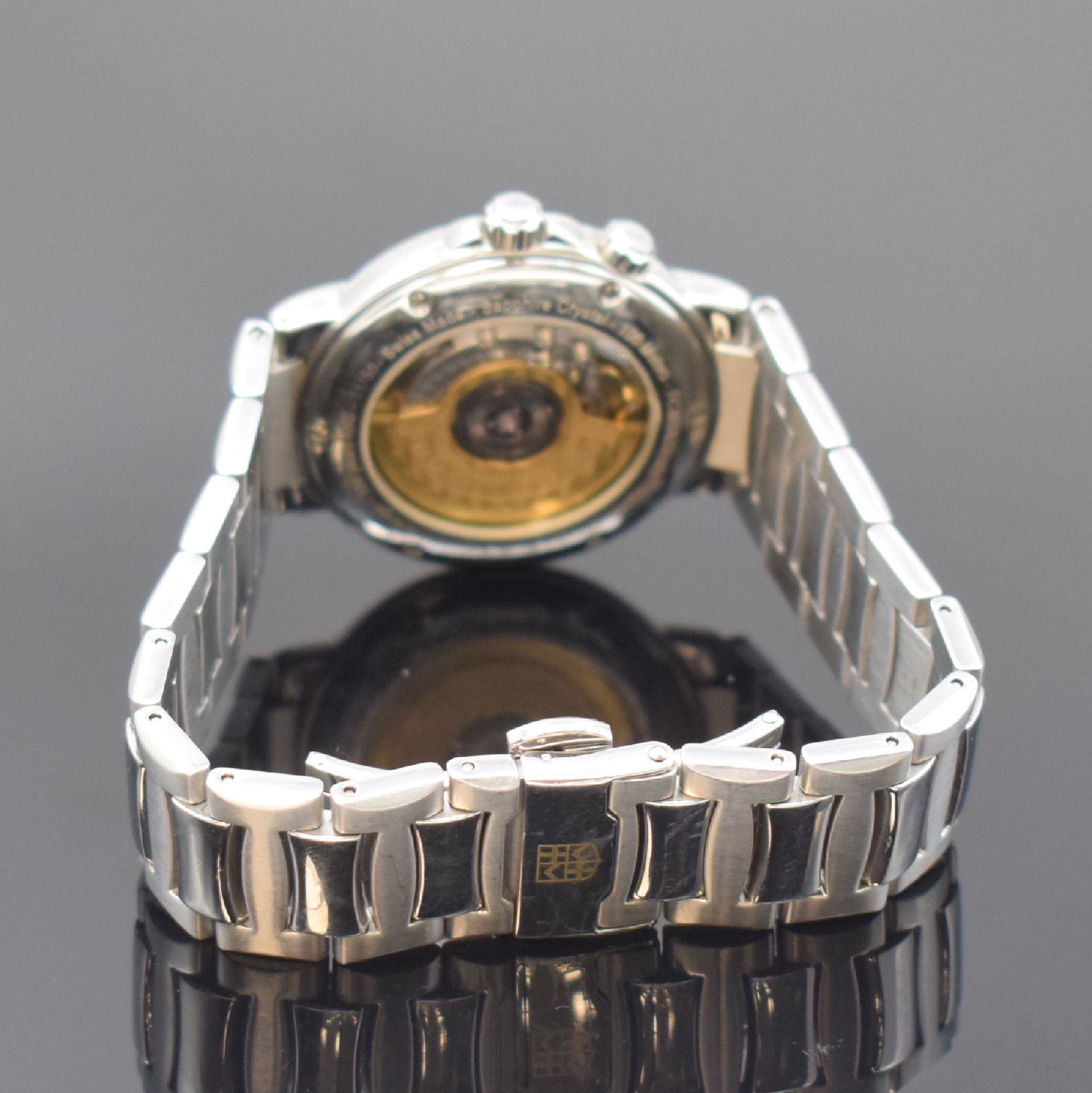 Detail b: FREDERIQUE CONSTANT seltene, auf 50 Stück limitierte Armbanduhr Daimler Chrysler North Atlantic Challenge 2003 GMT Referenz FC308AS3H6B, Automatik, ...
