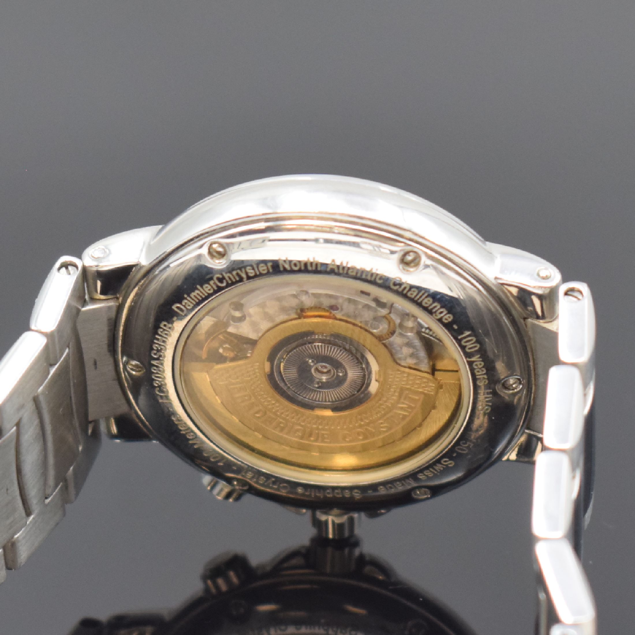 Detail e: FREDERIQUE CONSTANT seltene, auf 50 Stück limitierte Armbanduhr Daimler Chrysler North Atlantic Challenge 2003 GMT Referenz FC308AS3H6B, Automatik, ...