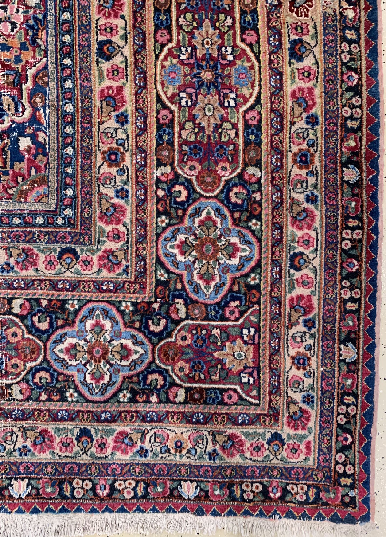 Detail a: Khorasan Palastteppich alt, Persien, um 1930, Wolle auf Baumwolle, ca. 525 x 363 cm, EHZ: 3