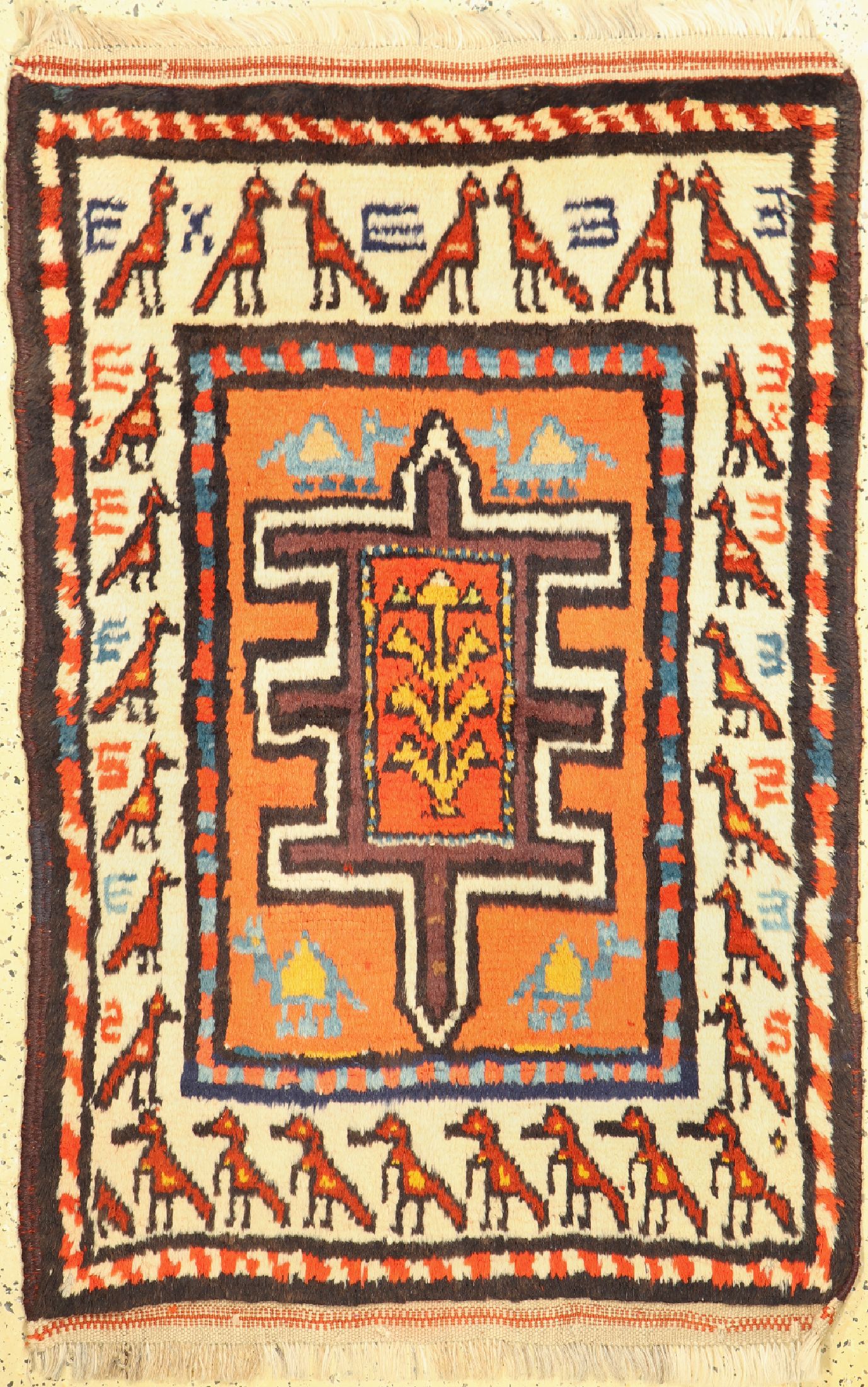 Luri Gabbeh alt, Persien, um 1920/1930, Wolle auf Wolle, ca. 153 x 104 cm, EHZ: 1-2