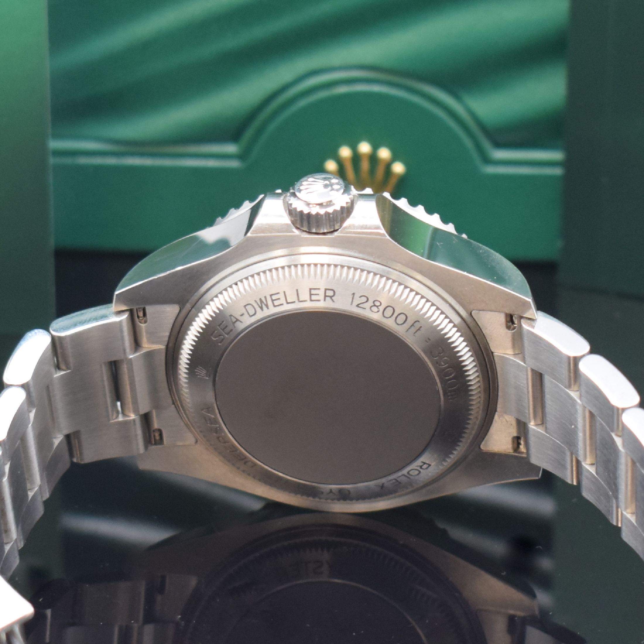 Detail e: ROLEX Herrenarmbanduhr Deepsea D-Blue Referenz 126660, Automatik, Chronometer der Superlative in Edelstahl inkl. Oysterband m. Faltschl. u. ...