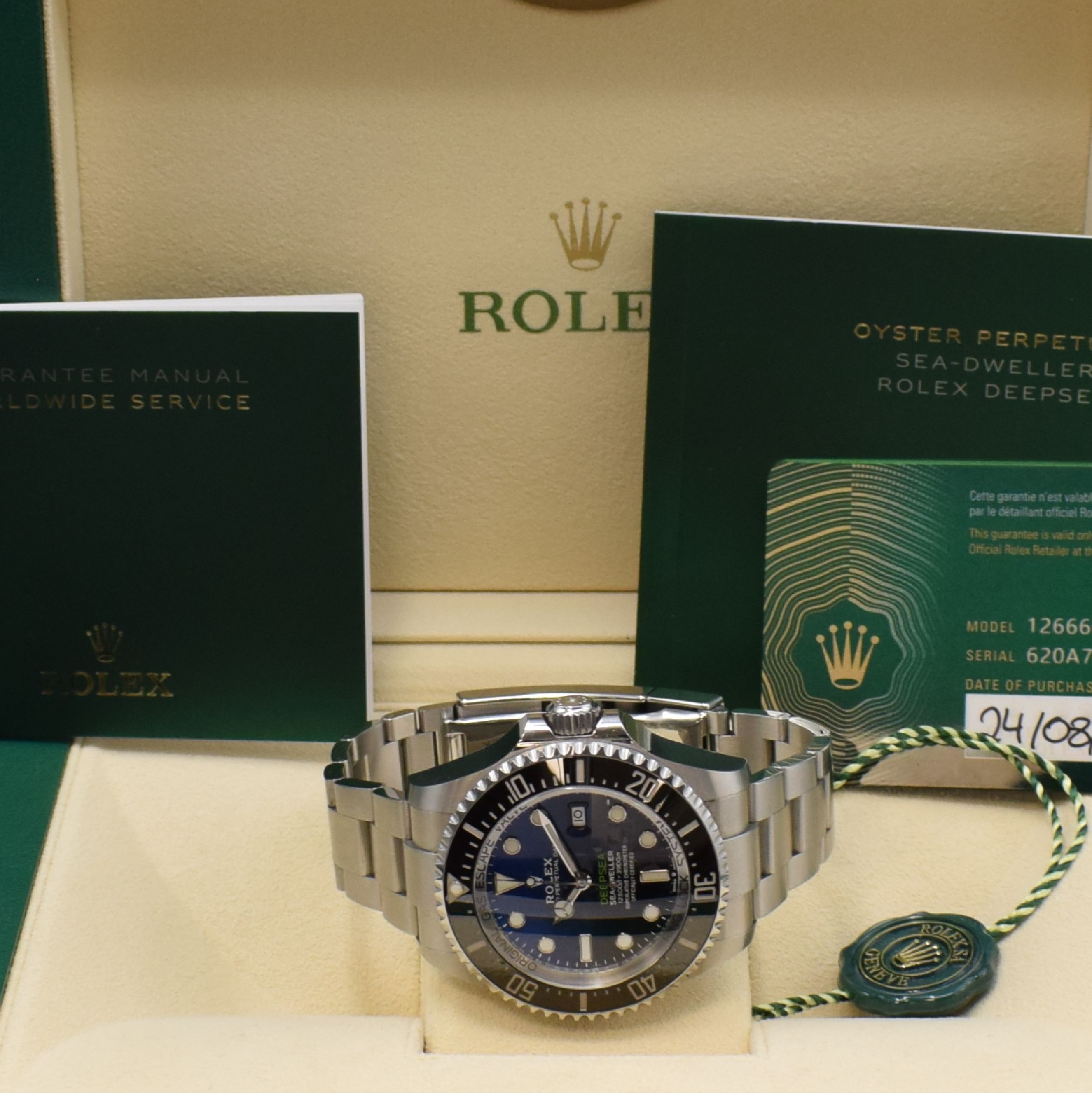 Detail g: ROLEX Herrenarmbanduhr Deepsea D-Blue Referenz 126660, Automatik, Chronometer der Superlative in Edelstahl inkl. Oysterband m. Faltschl. u. ...