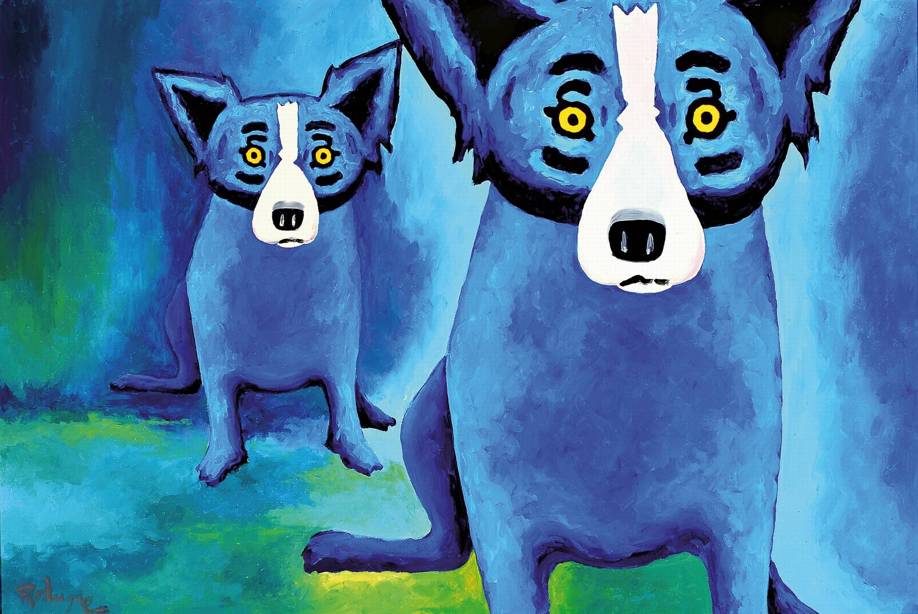 George Rodrigue, 1944 New Iberia/Louisiana- 2013 Houston/Texas, bekannter us- amerikaniscer Cajun-Künstler, besonders bekannt für seine Blue Dog ...