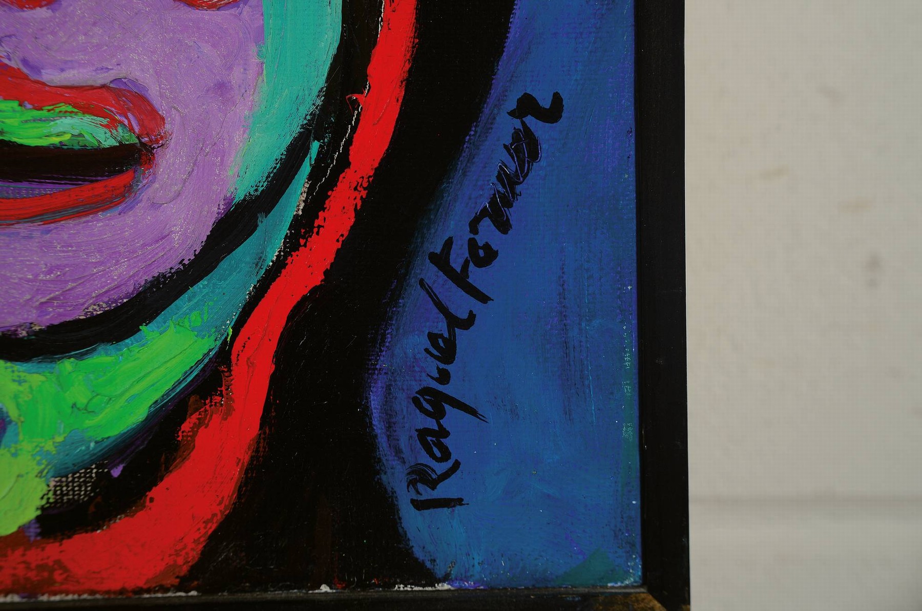 Detail a: Raquel Forner, 1902 Buenos Aires - 1988, rückseitig betitelt: "Juegos de astroseres", Öl/Lwd, signiert und dat. 1972, ca. 73 x 60 cm, ...