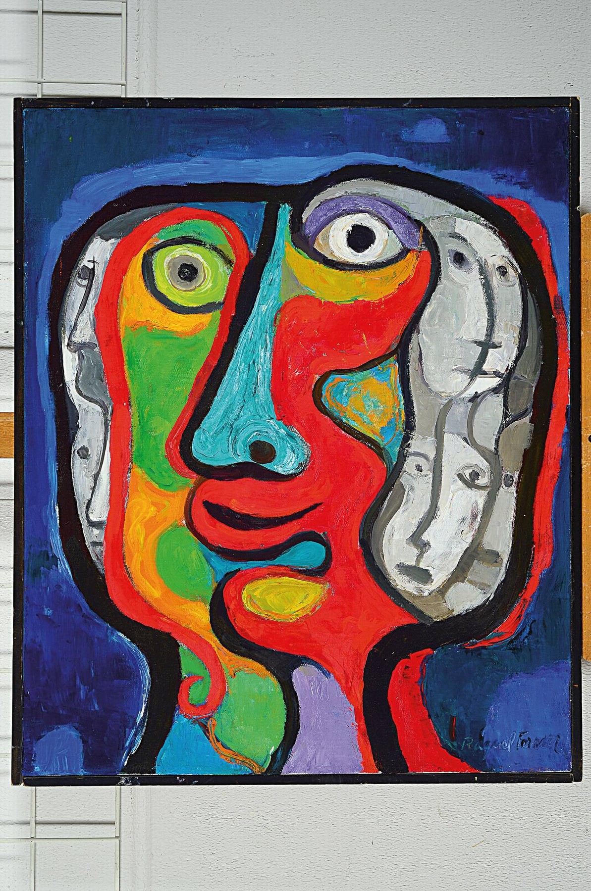 Detail k: Raquel Forner, 1902 Buenos Aires - 1988, Öl/Lwd, "Memoria ancestral/Memory Ancestral", Paris 1970, Öl/Lwd, re. u. signiert, und ...