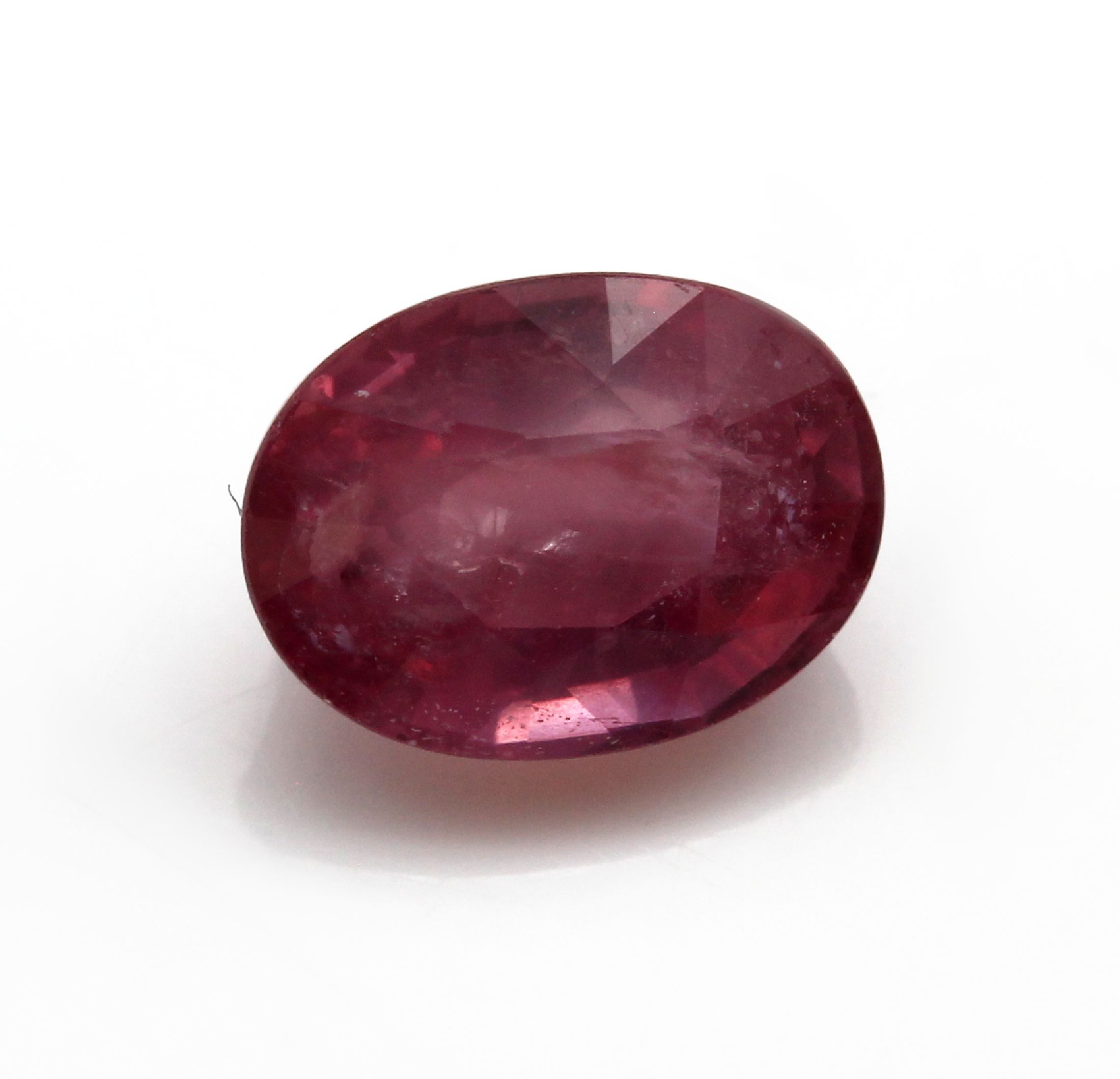 Detail a: Lot 6 lose Pink Saphire zus. ca. 10.7 ct, versch. Größen, Formen und Pink-Töne