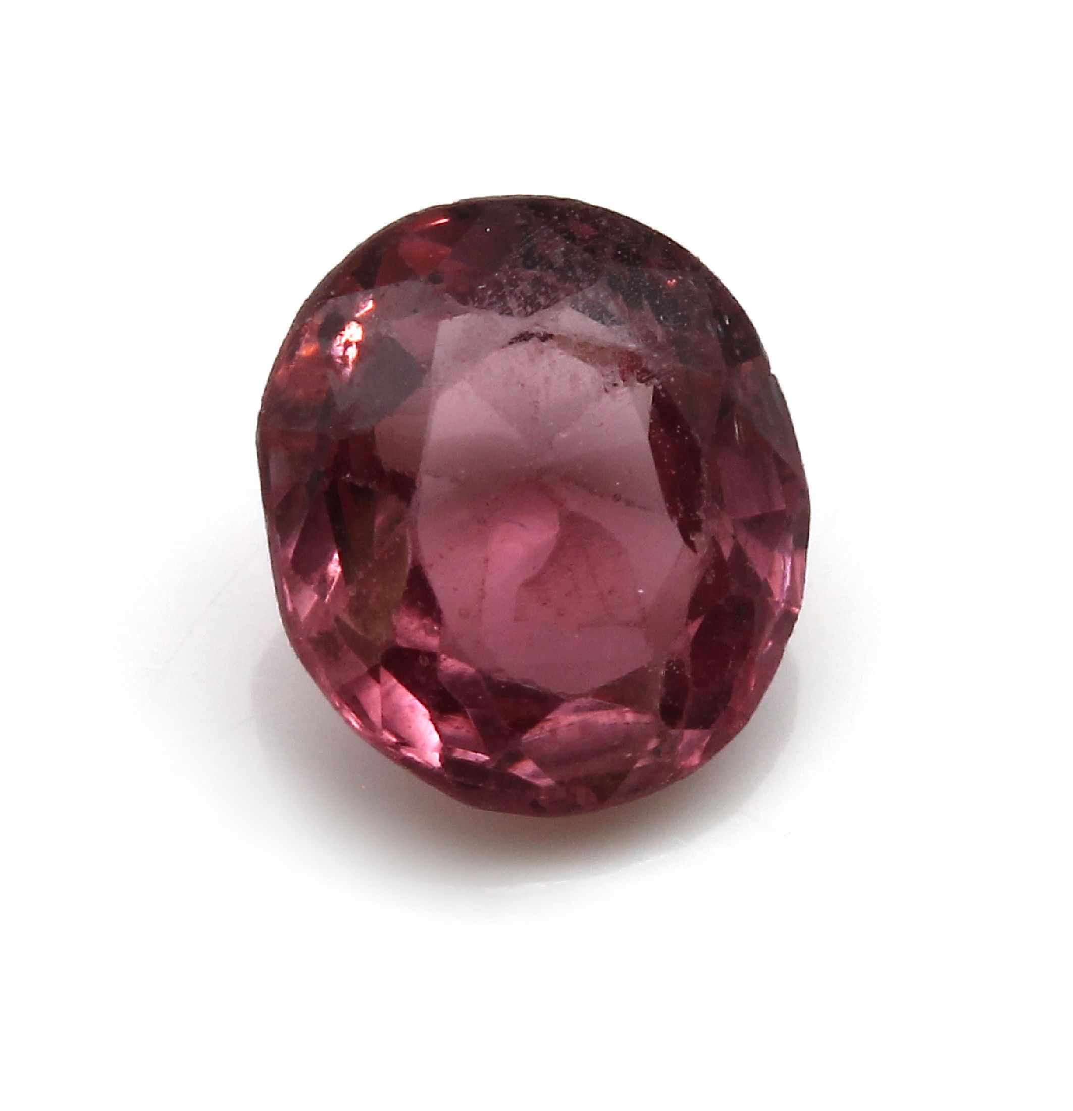 Detail b: Lot 6 lose Pink Saphire zus. ca. 10.7 ct, versch. Größen, Formen und Pink-Töne