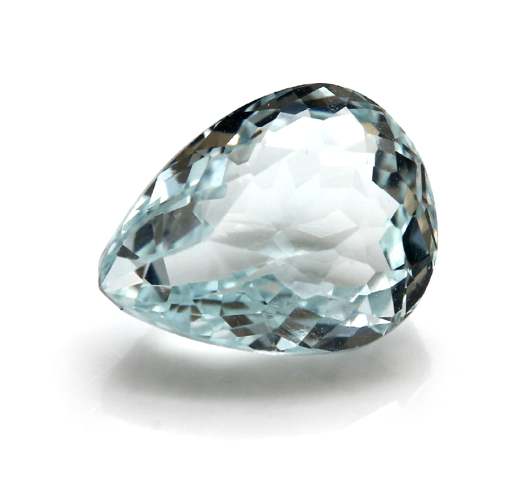 Detail b: Lot 6 lose Aquamarine zus. ca. 23.93 ct, versch. Formen und Größen