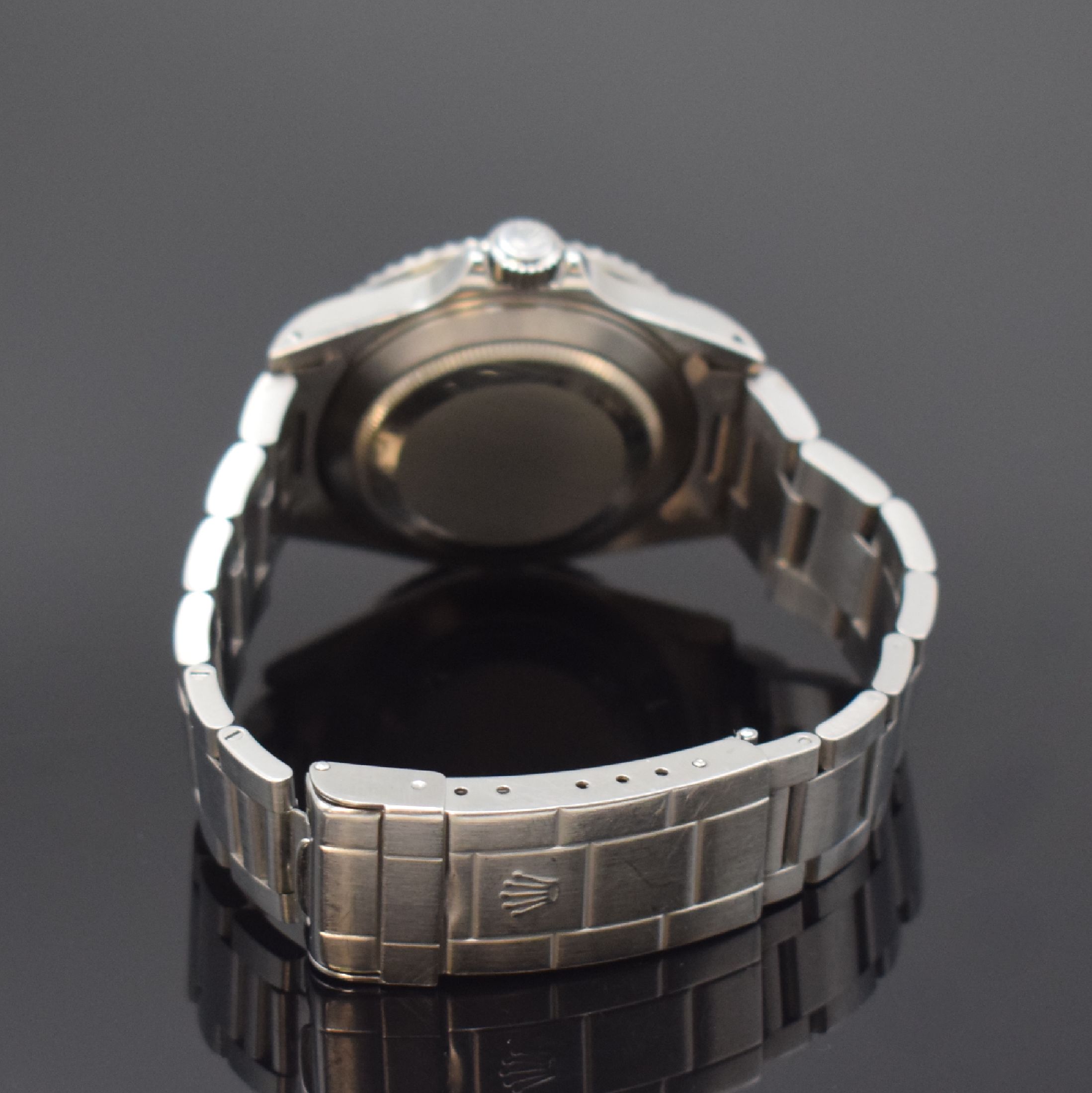 Detail b: ROLEX Herrenarmbanduhr Oyster Perpetual Date Submariner Referenz 16610, Automatik, Schweiz um 1996, T-Serie, Chronometer der Superlative in Edelstahl ...