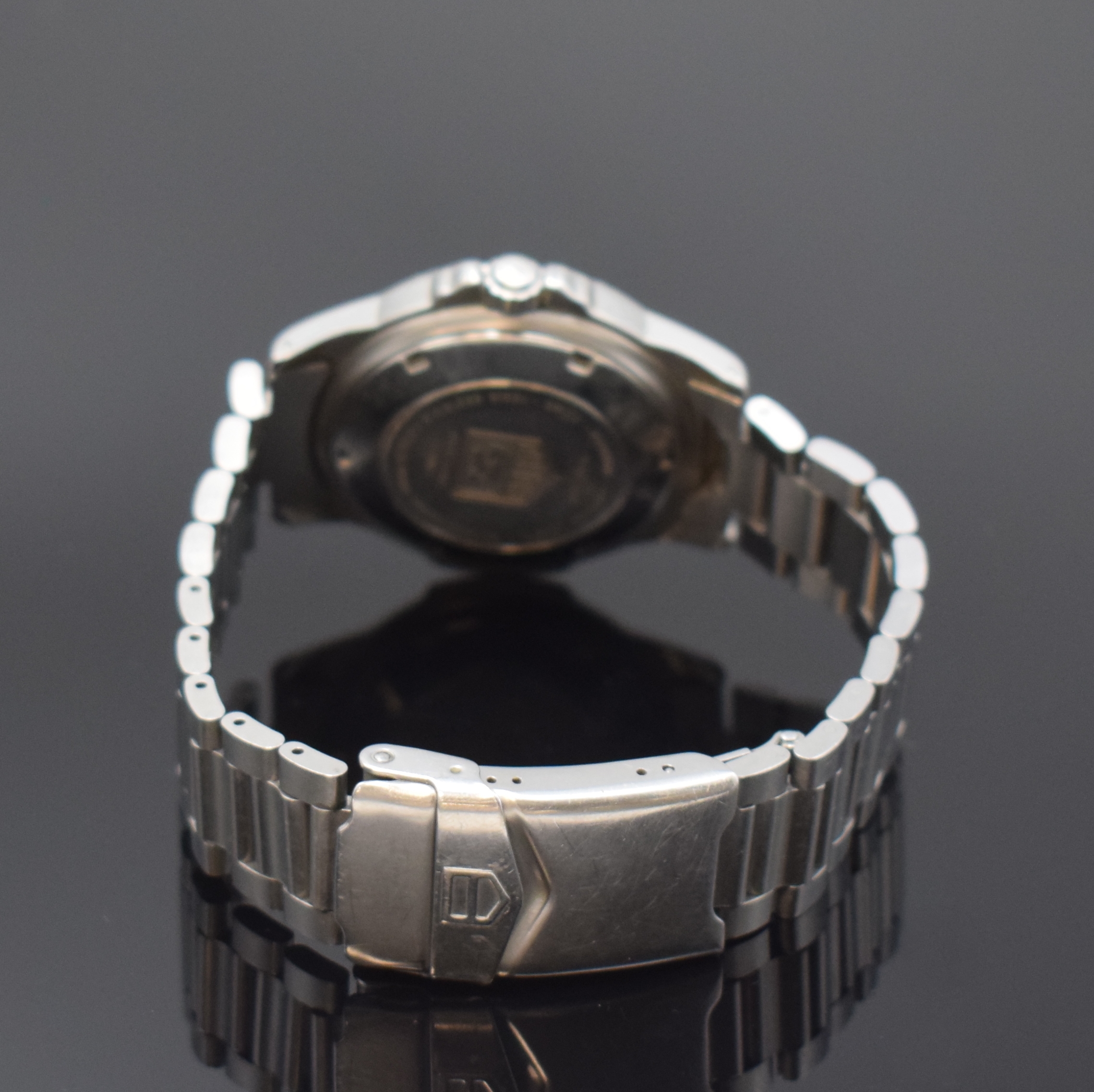 Detail b: TAG HEUER 4000 Herrenarmbanduhr in Stahl Referenz 699.706K, Schweiz um 2000, Automatik, orig. Gliederband m. Faltschl., Tauchverlängerung (zu rep.), ...